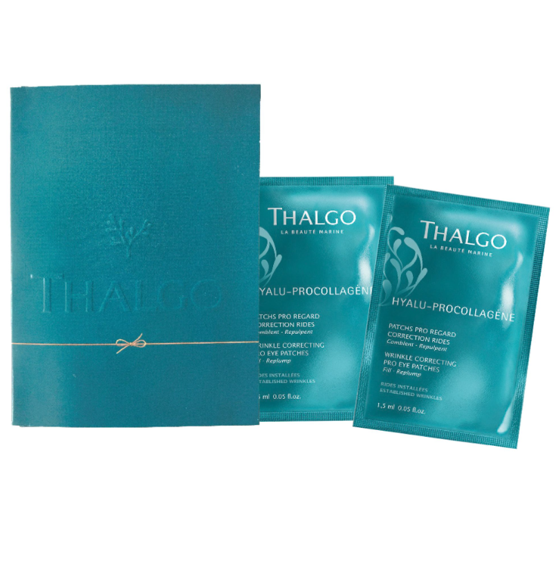 THALGO HYALU-PROCOLLAGÈNE - Faltenkorrigierende Augenpads - 7 Tage Kur, 7stk