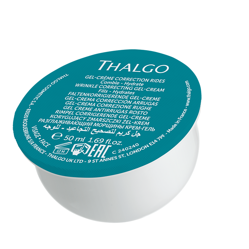 THALGO HYALU-PROCOLLAGÈNE - Faltenkorrigierende Gel-Creme REFILL, 50ml, Kapsel