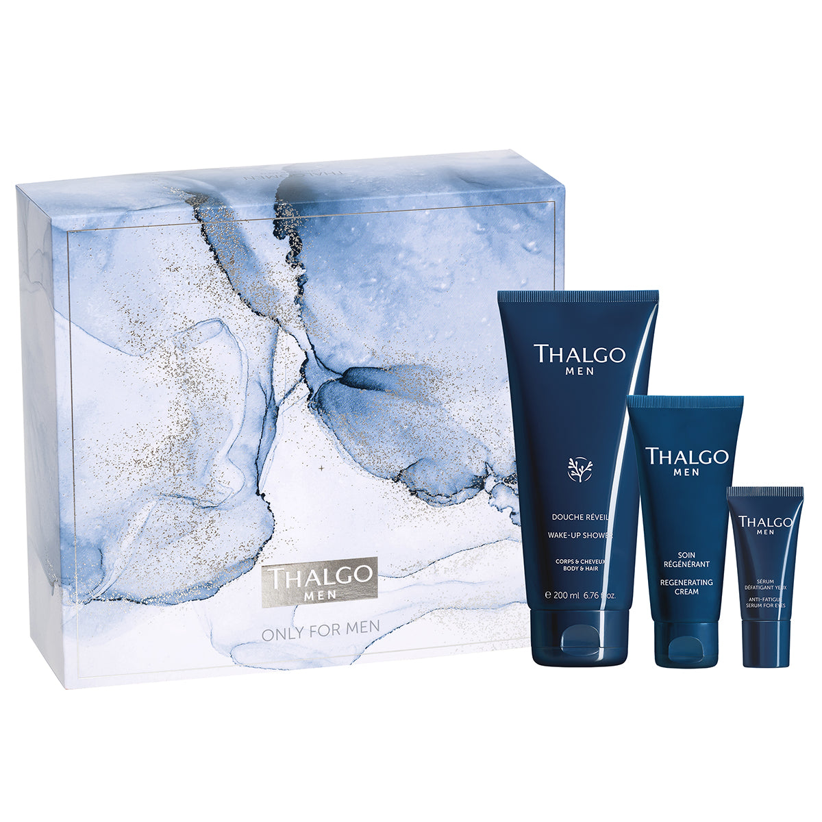 THALGO MEN Collection, 1stk, Geschenkkarton und Einzelprodukte