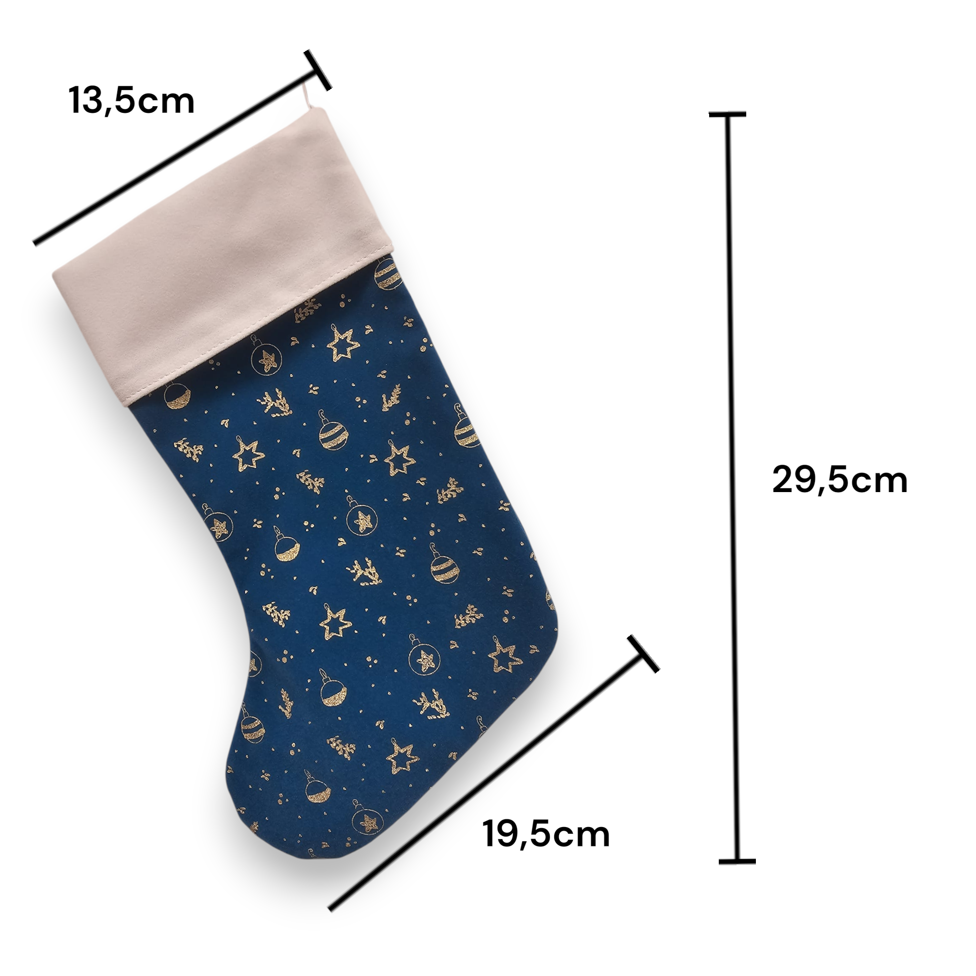 THALGO Nikolaussocke zum befüllen türkis, 1stk, Abmessungen