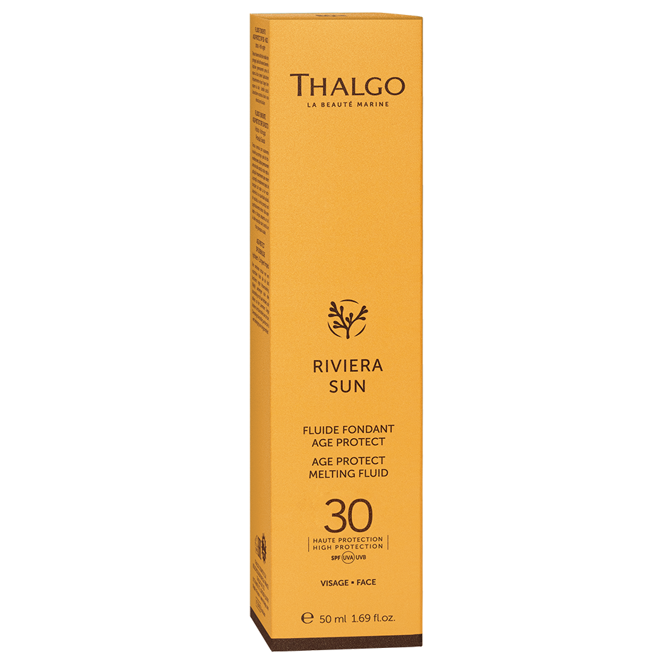 THALGO Riviera Sun Age-Protect Sonnenschutz-Fluid  – LSF 30, 50ml, Umkarton