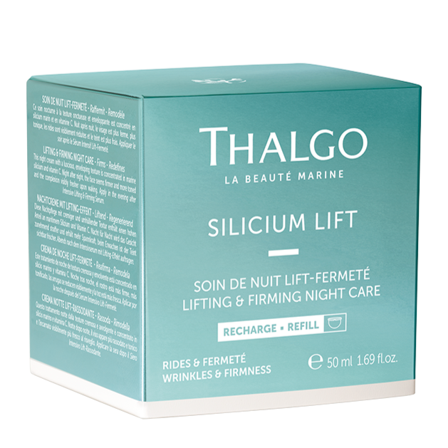 THALGO Silizium Lift - Nachtcreme mit Lifting-Effekt Refill , 50ml, Umkarton