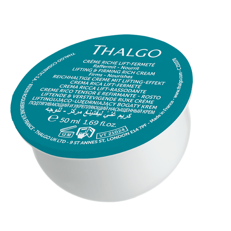 THALGO Silizium Lift - Reichhaltige Intensivcreme mit Lifting-Effekt Refill , 50ml, Kapsel