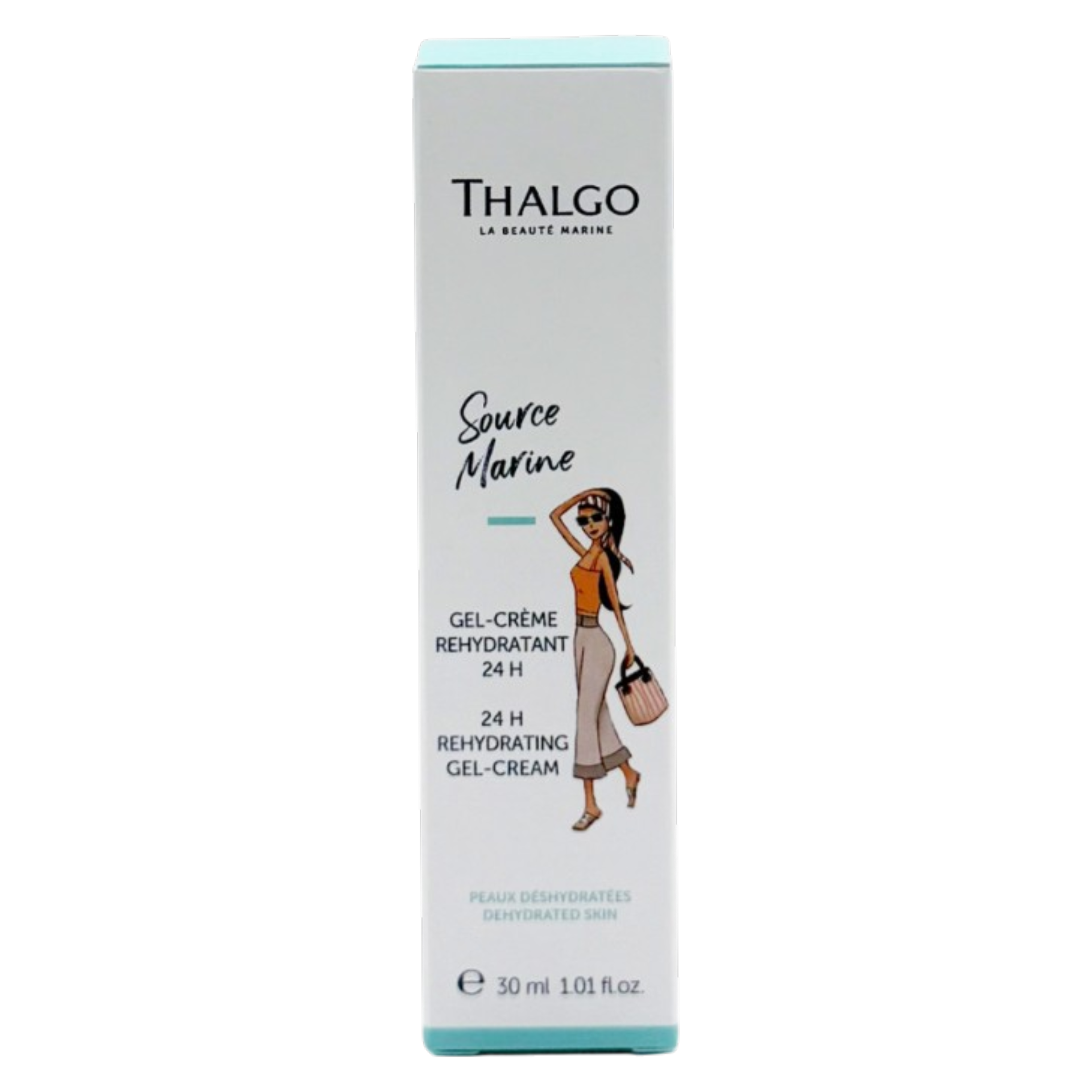 THALGO Source Marine - Kühlendes Feuchtigkeitsfluid – Reisegröße, 30ml, Umkarton
