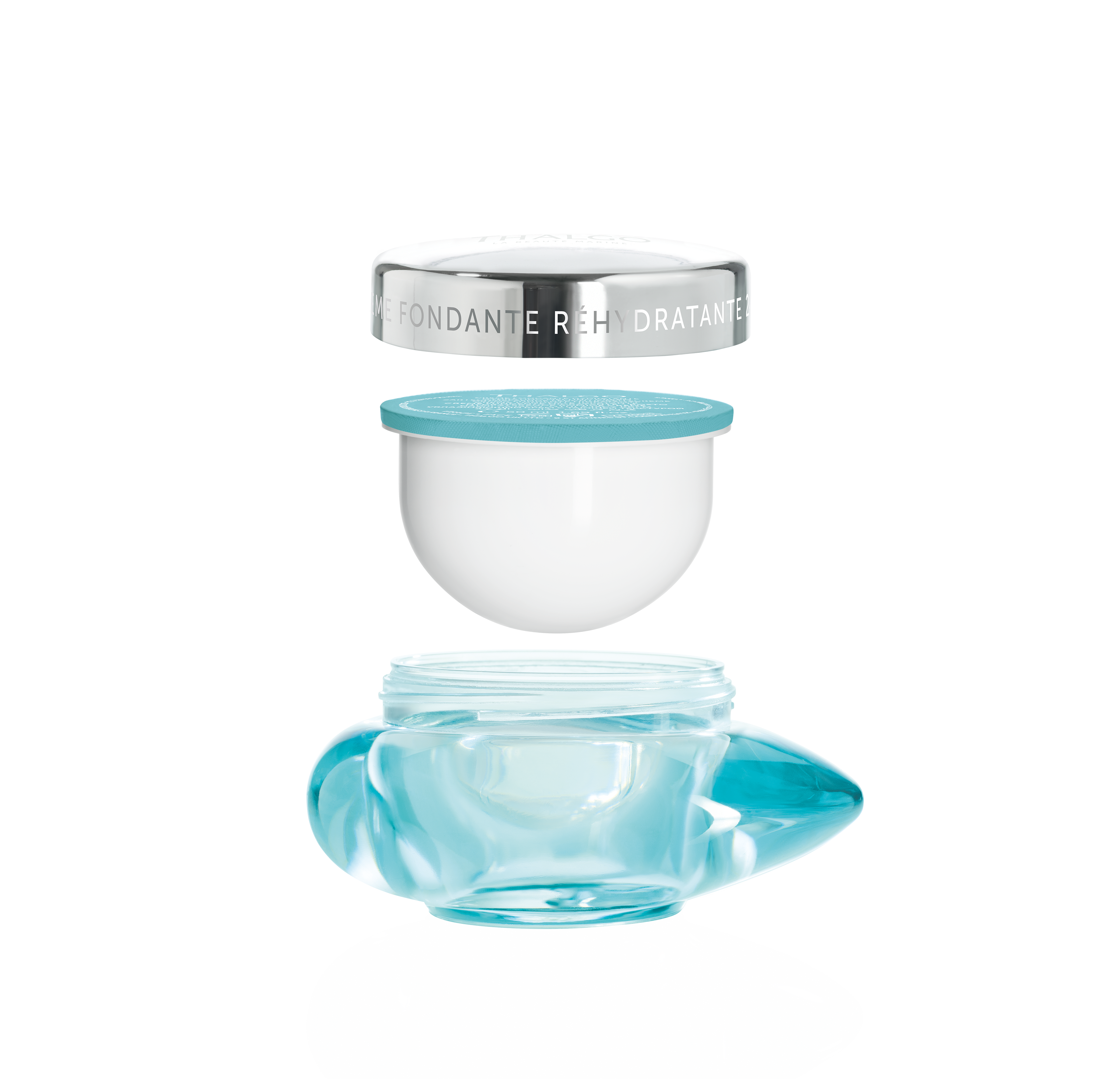 THALGO Source Marine Refill Recharge Crème Fondante Réhydratante 24h - Zartschmelzende Feuchtigkeitscreme, 50ml, Thalgo Refill System