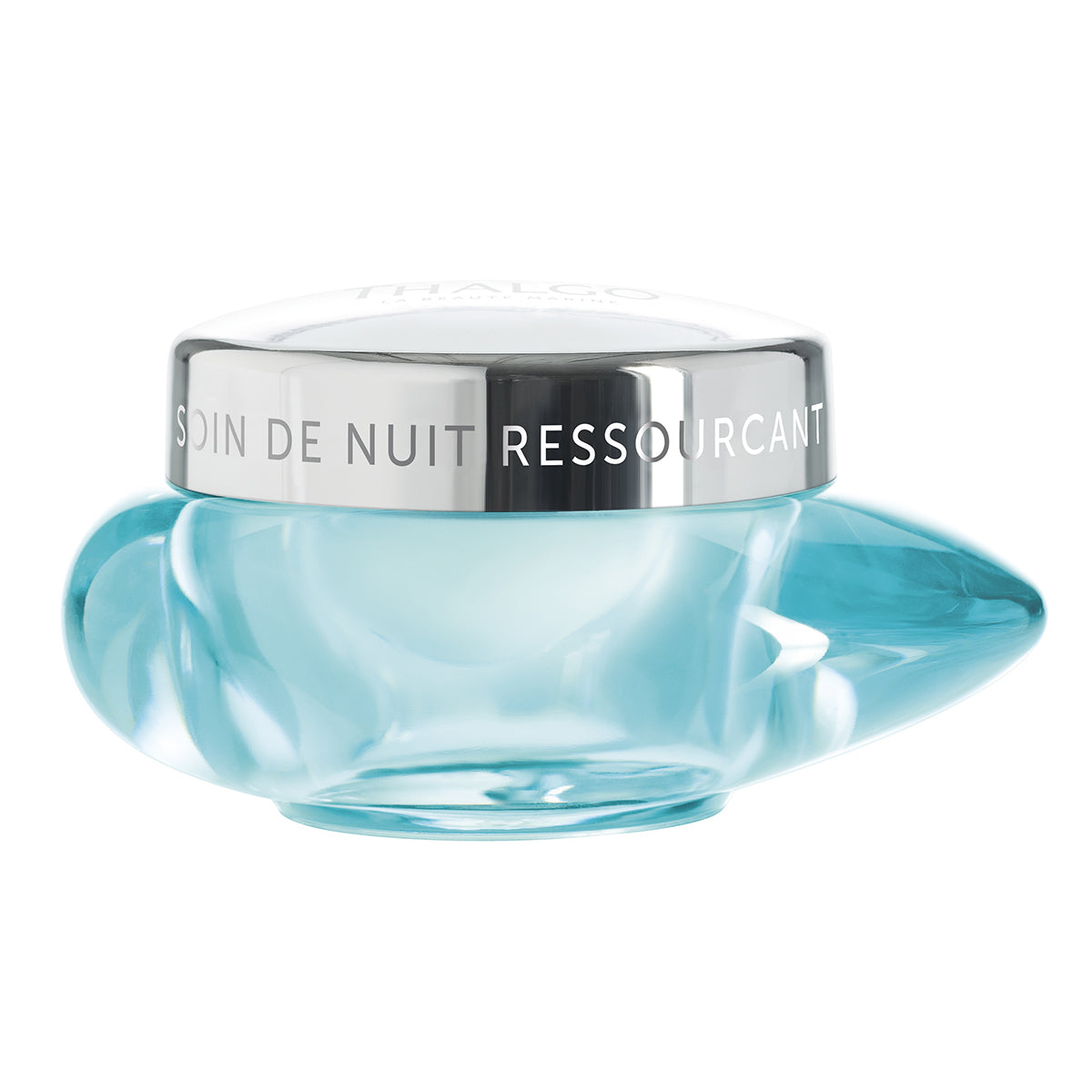 THALGO Source Marine - Soin de Nuit Ressourcant - Revitalisierende Nachtcreme  – für feuchtigkeitsarme Haut, 50ml, Tiegel 