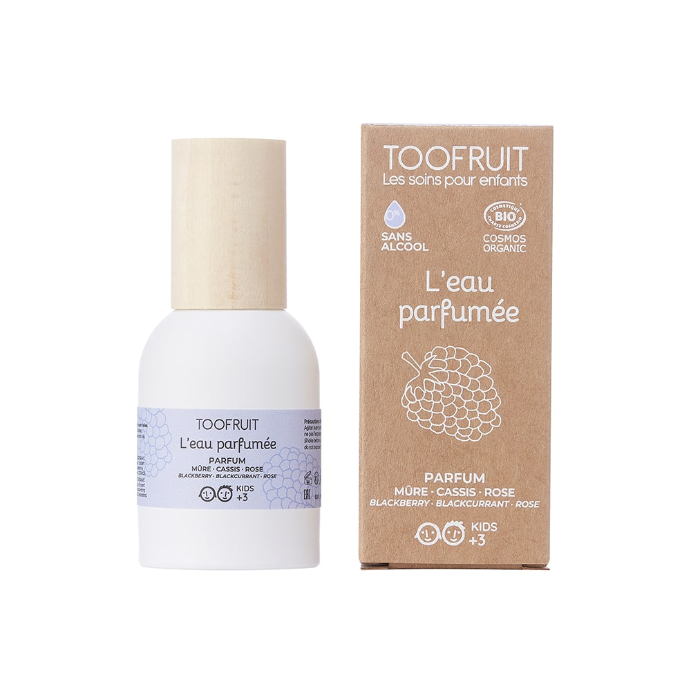 TOOFRUIT Duftessenz  – Brombeere - Johannisbeere - Rose, 30ml, Flacon und Umkarton