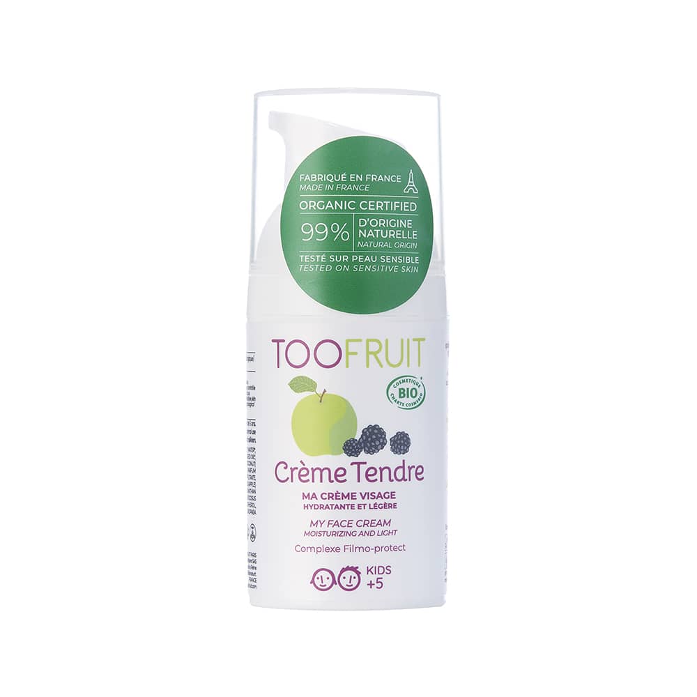 TOOFRUIT Mein erster Kulturbeutel, 1Stk, Gesichtscreme Apfel Brombeere 30ml