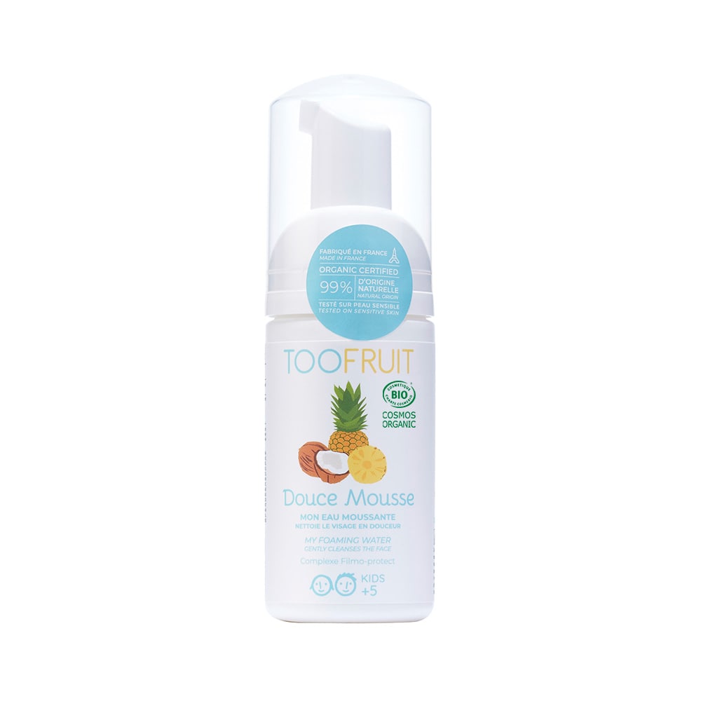 TOOFRUIT Mein erster Kulturbeutel, 1Stk, Reinigungsschaum Ananas Kokosnuss 100ml