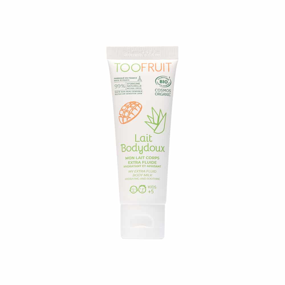 TOOFRUIT Reiseset für Kinder, 3x25ml, Körpermilch Aloe Vera 25ml