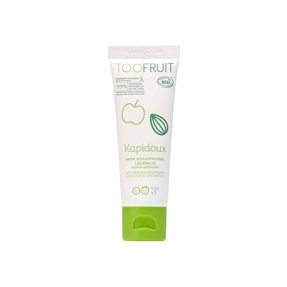 TOOFRUIT Reiseset für Kinder, 3x25ml, Shampoo Apfel 25ml