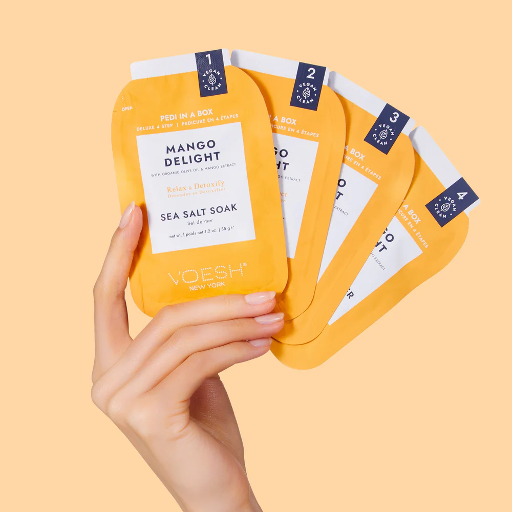 VOESH Pedi Moments - Mango Delight – 1Stk, Einzelsachets