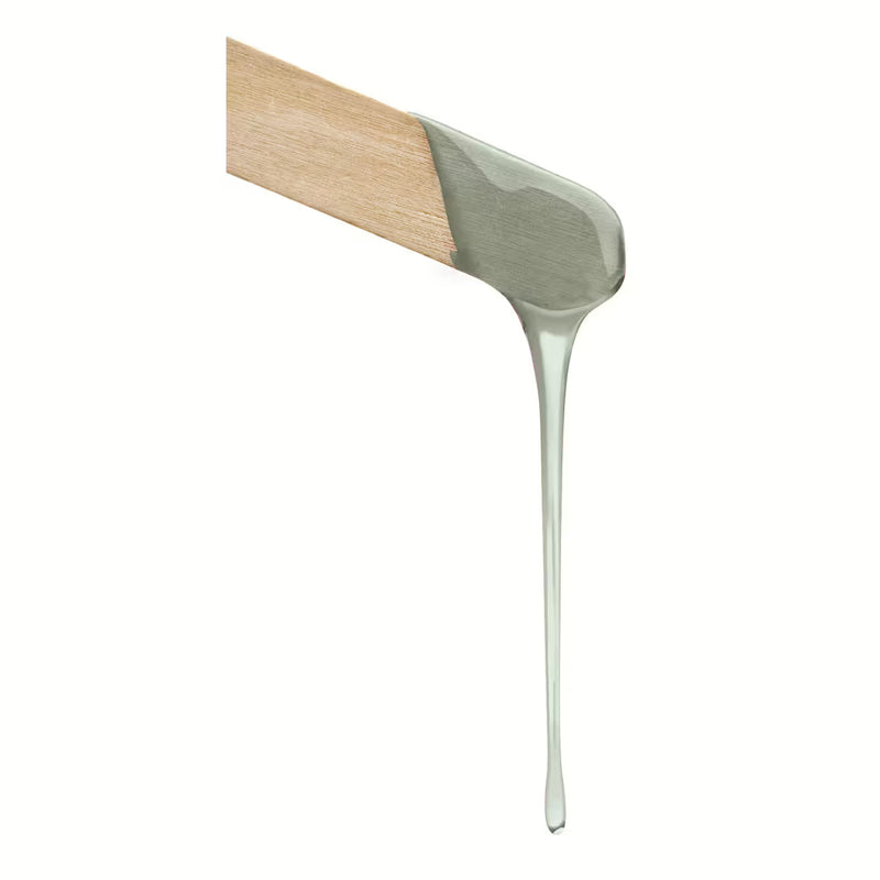 XANITALIA Wachspatrone Body "Sport Silver" für kräftige Männerhaare mit großem Rollaufsatz, 100ml, Flüssigwachs auf Holzstab