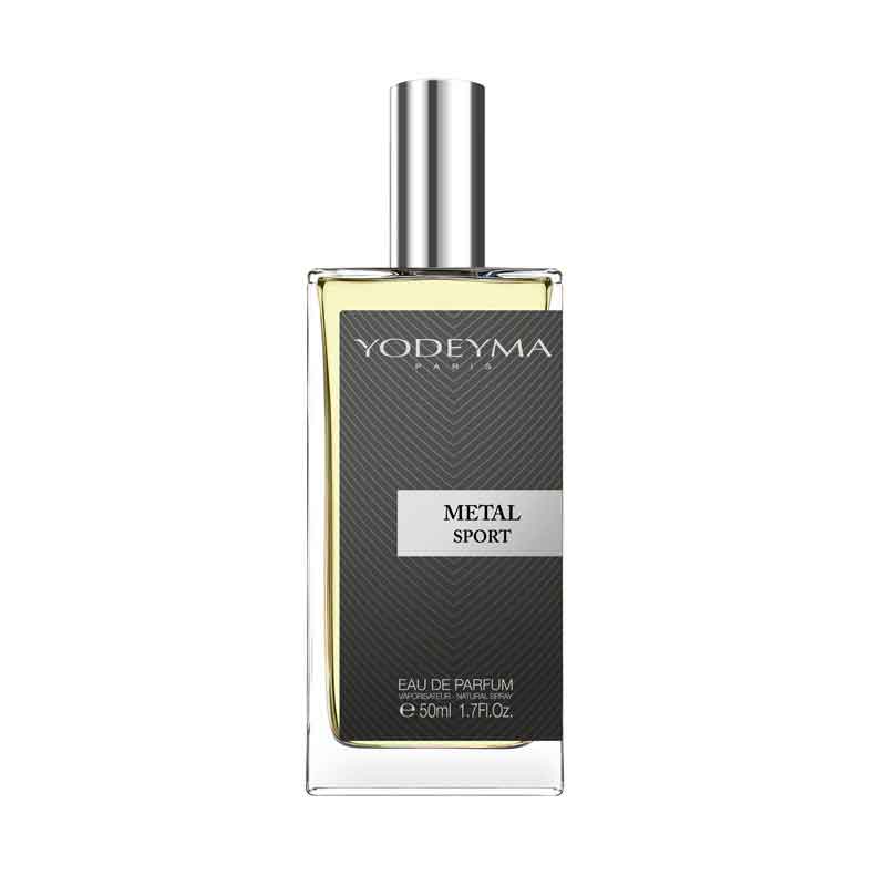 YODEYMA Metal Sport – frisch-aquatischer Herrenduft, 50ml, Flacon 