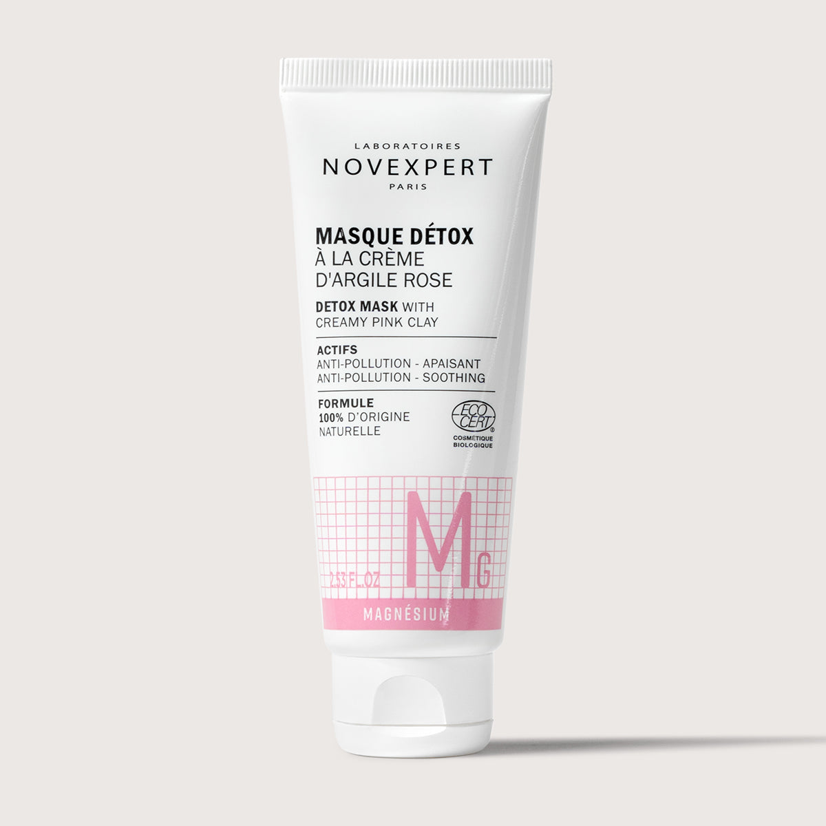 NOVEXPERT Detox Mask With Creamy Pink Clay 75 ml