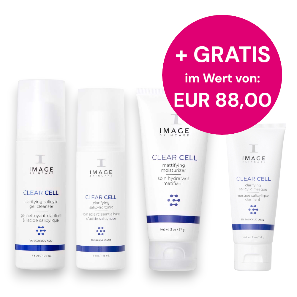 IMAGE CLEAR CELL Set – Uneine Haut + Gratis Maske (Wert 88 €)