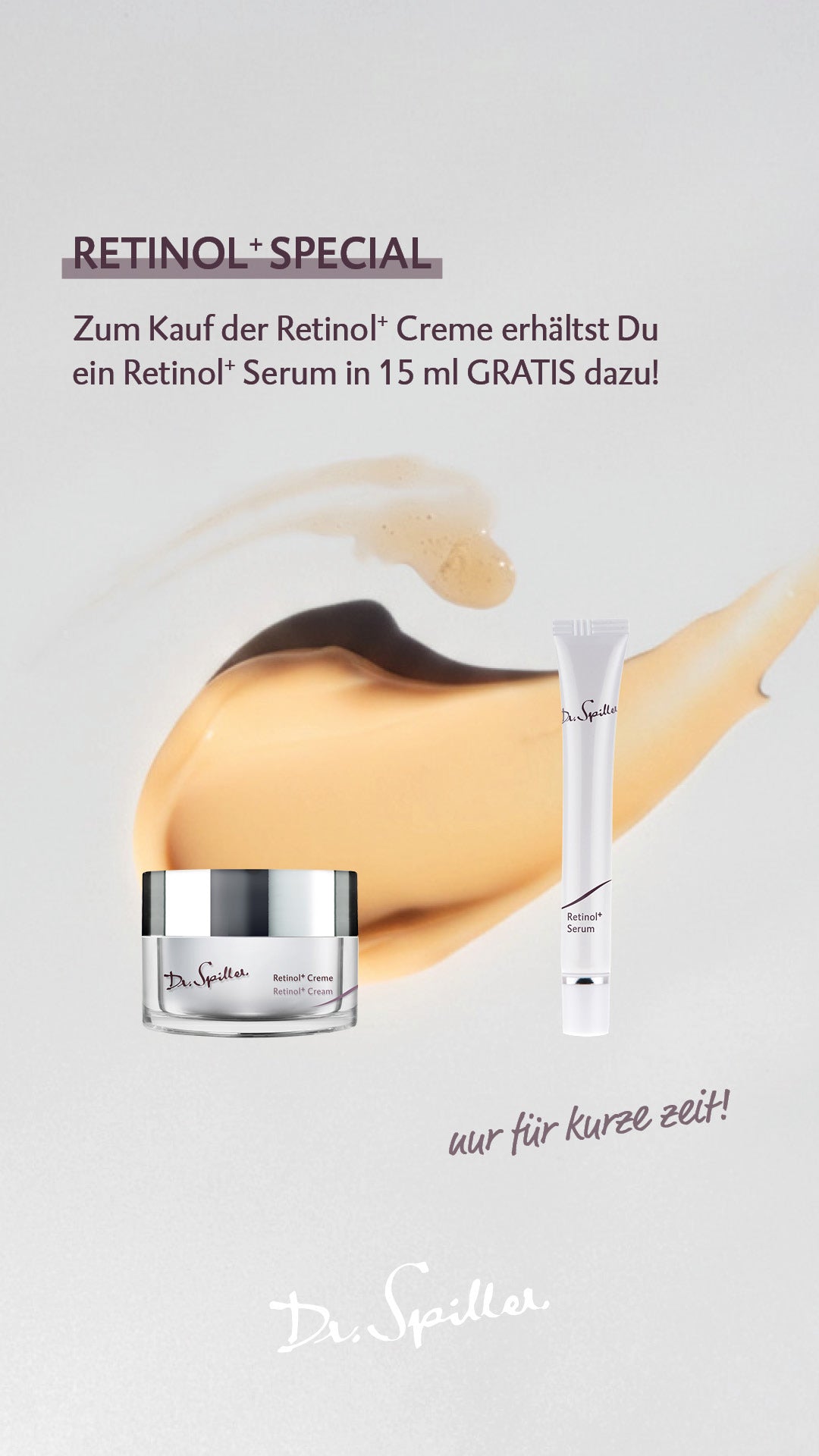 Dr. Spiller Retinol+ Set - Cream 50 ml + Serum 15 ml gratis