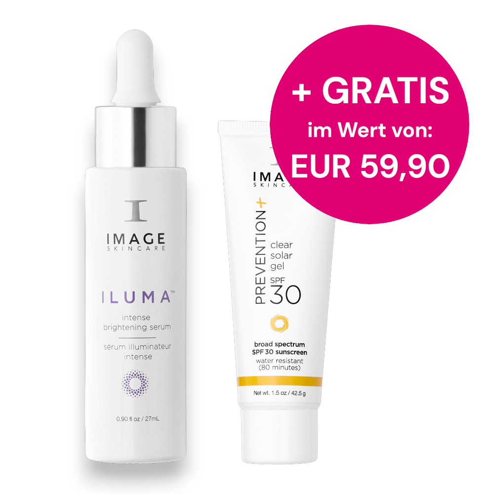 IMAGE ILUMA Brightening Serum 30ml + IMAGE  PREVENTION+ Clear Solar Gel gratis (Wert: 59,90 €)