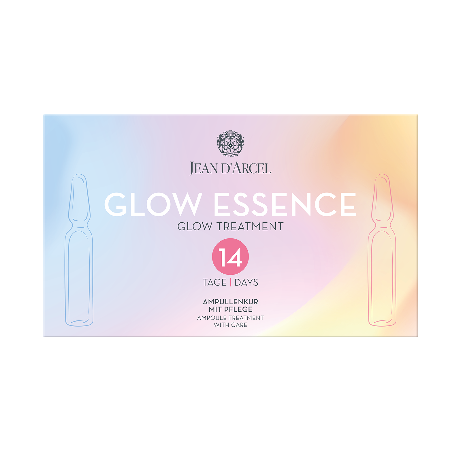 Jean d'Arcel Glow Essence - 14 Tage Ampullenkur mit Pflege