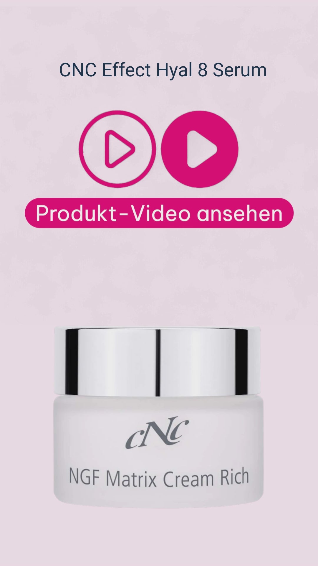Marco von der Beautymanufactur stellt die CNC aesthetic world NGF Matrix Cream Rich als reichhaltige 24h-Pflege für anspruchsvolle Haut in den Wechseljahren vor.