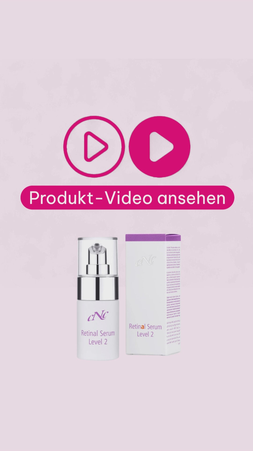 Marco erklärt das CNC Retinal Serum Level 2 für glattere, ebenmäßigere Haut und sichtbare Hautverbesserung.