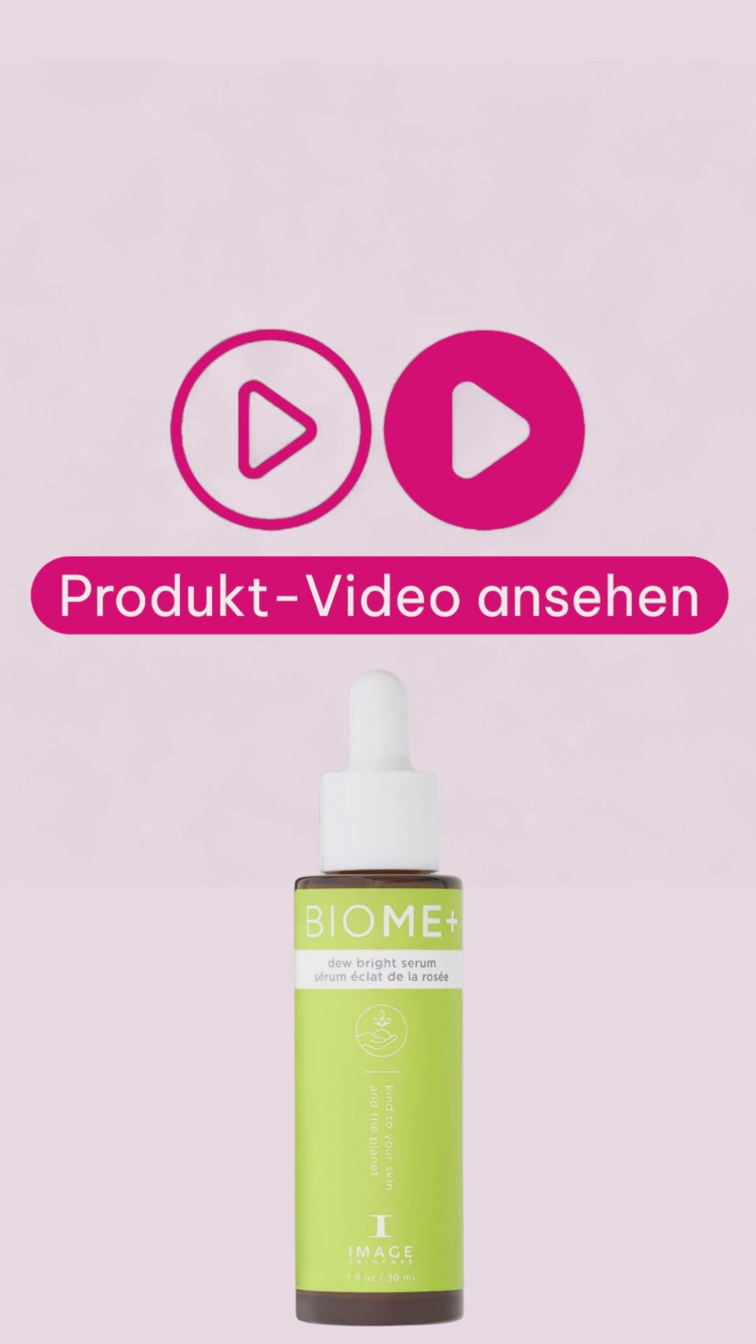 Marco erklärt das IMAGE BIOME+ Dew Bright Serum – leichtes Öl-Serum für Feuchtigkeit, Glow und eine gestärkte Hautbarriere bei trockener, fahler Haut.