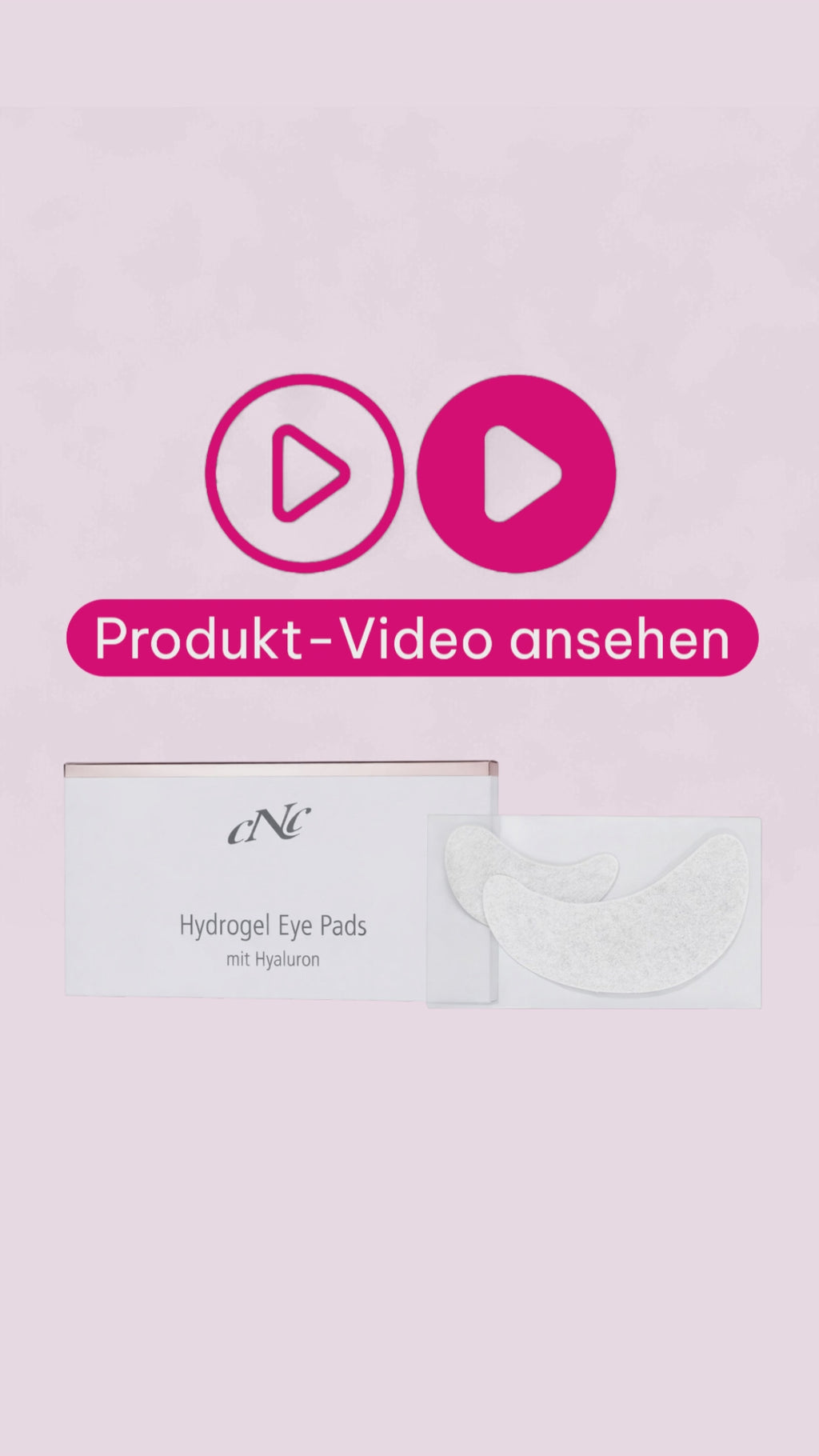 Marco von Beautymanufactur erklärt die CNC aesthetic world Hydrogel Eye Pads zur Pflege von Schwellungen, Augenschatten und Trockenheitsfältchen.