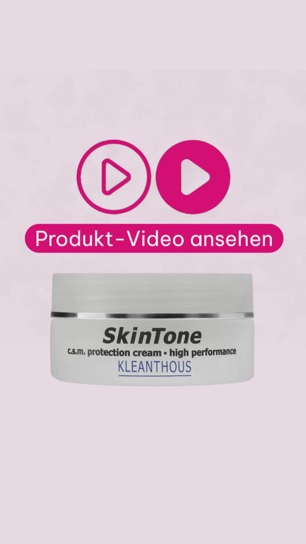 Marco von der Beautymanufactur erklärt die KLEANTHOUS SkinTone c.s.m. protection cream und ihr wissenschaftlich entwickeltes Wirkstoffkonzept für trockene und beanspruchte Haut.