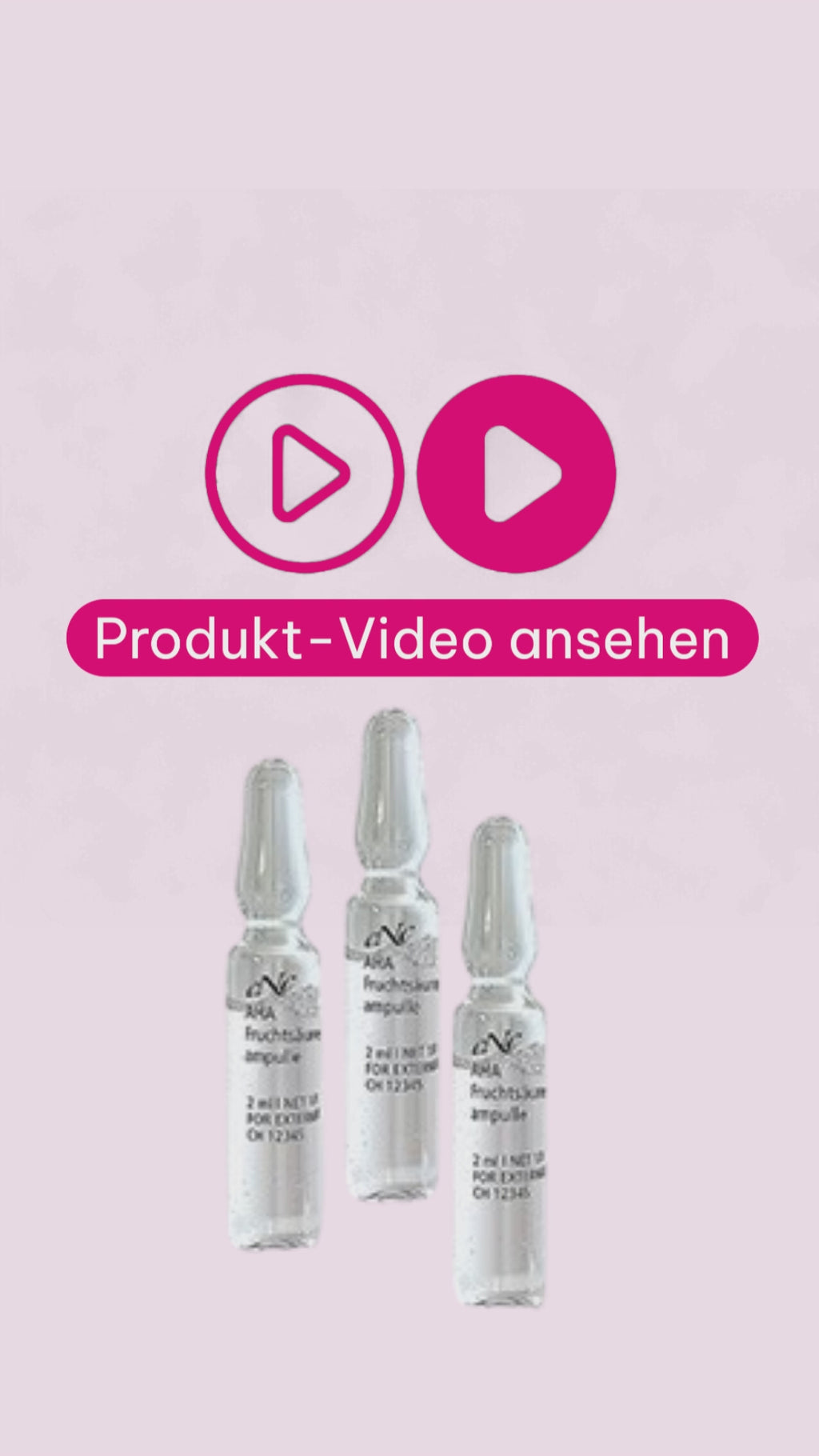 Marco von der Beautymanufactur erklärt die CNC Wirkstoffampulle AHA-Fruchtsäure mit 10 % Fruchtsäurekomplex zur Verfeinerung des Hautbildes, Unterstützung der Zellerneuerung und für einen strahlenden, ebenmäßigen Teint.