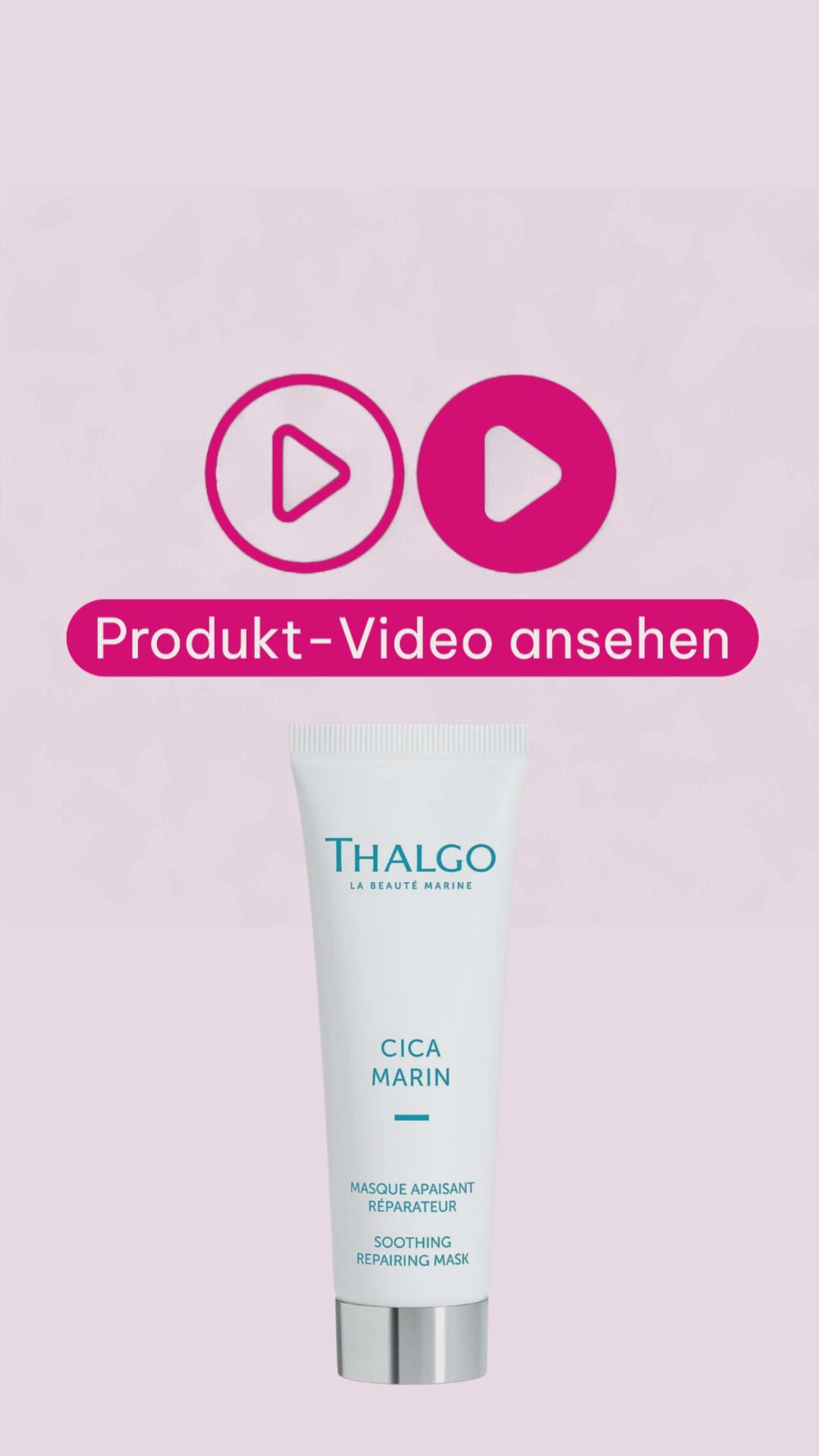 Marco von der Beautymanufactur erklärt die Thalgo CICA MARIN Beruhigende und reparierende Maske für empfindliche, gereizte und zu Rötungen neigende Haut.