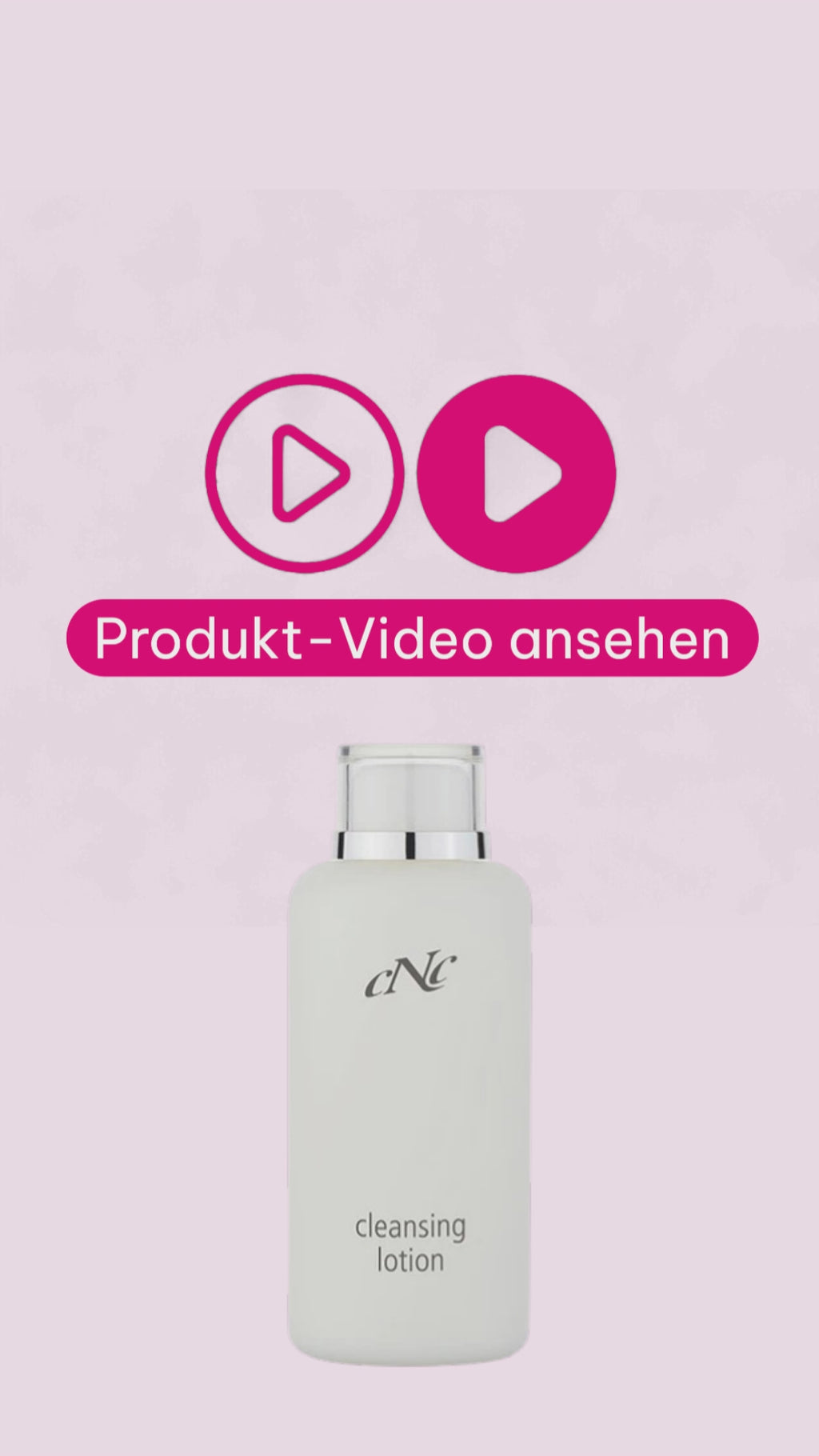 Marco erklärt die CNC skin2derm cleansing lotion als besonders sanfte Reinigung für empfindliche und allergieanfällige Haut.