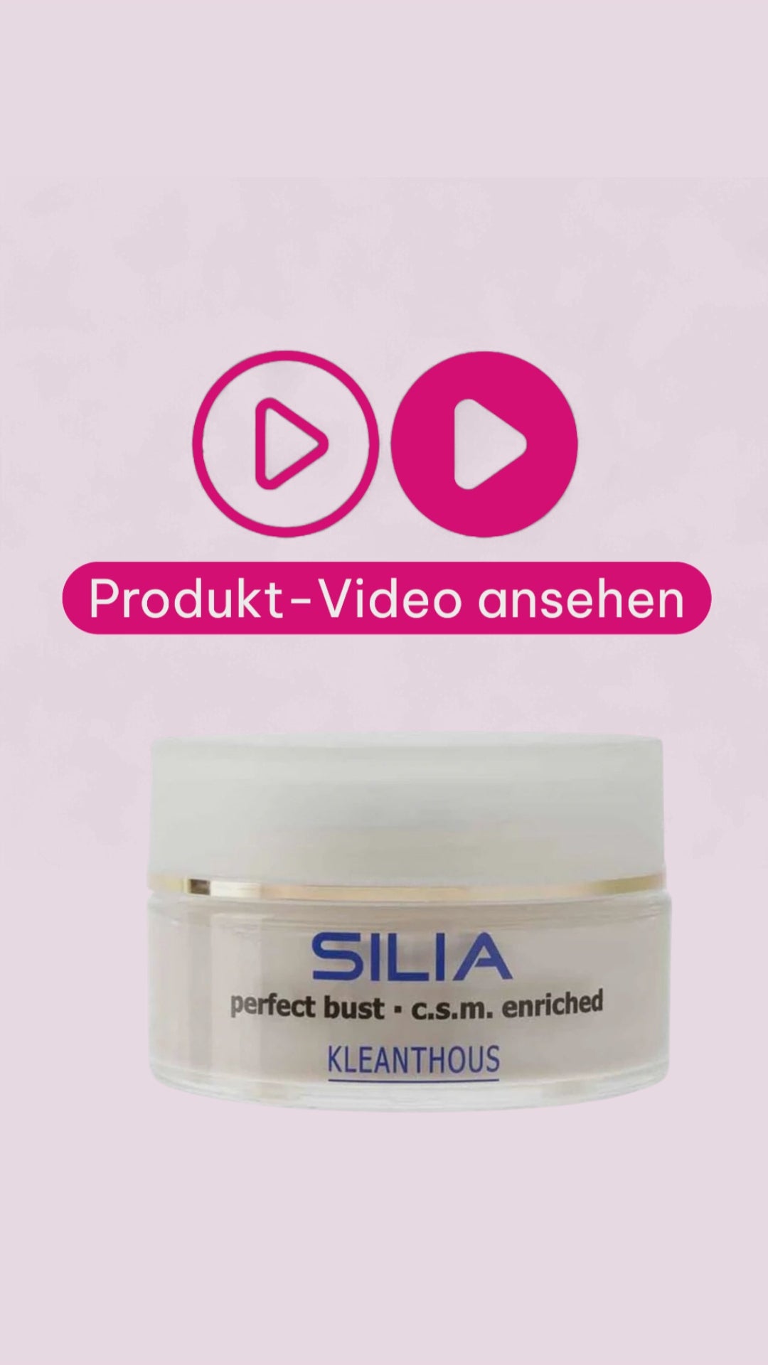 Marco von der Beautymanufactur erklärt die KLEANTHOUS SILIA perfect bust Creme und ihr wissenschaftlich entwickeltes Wirkstoffkonzept zur Unterstützung von Hautfestigkeit und Elastizität im Dekolletébereich.