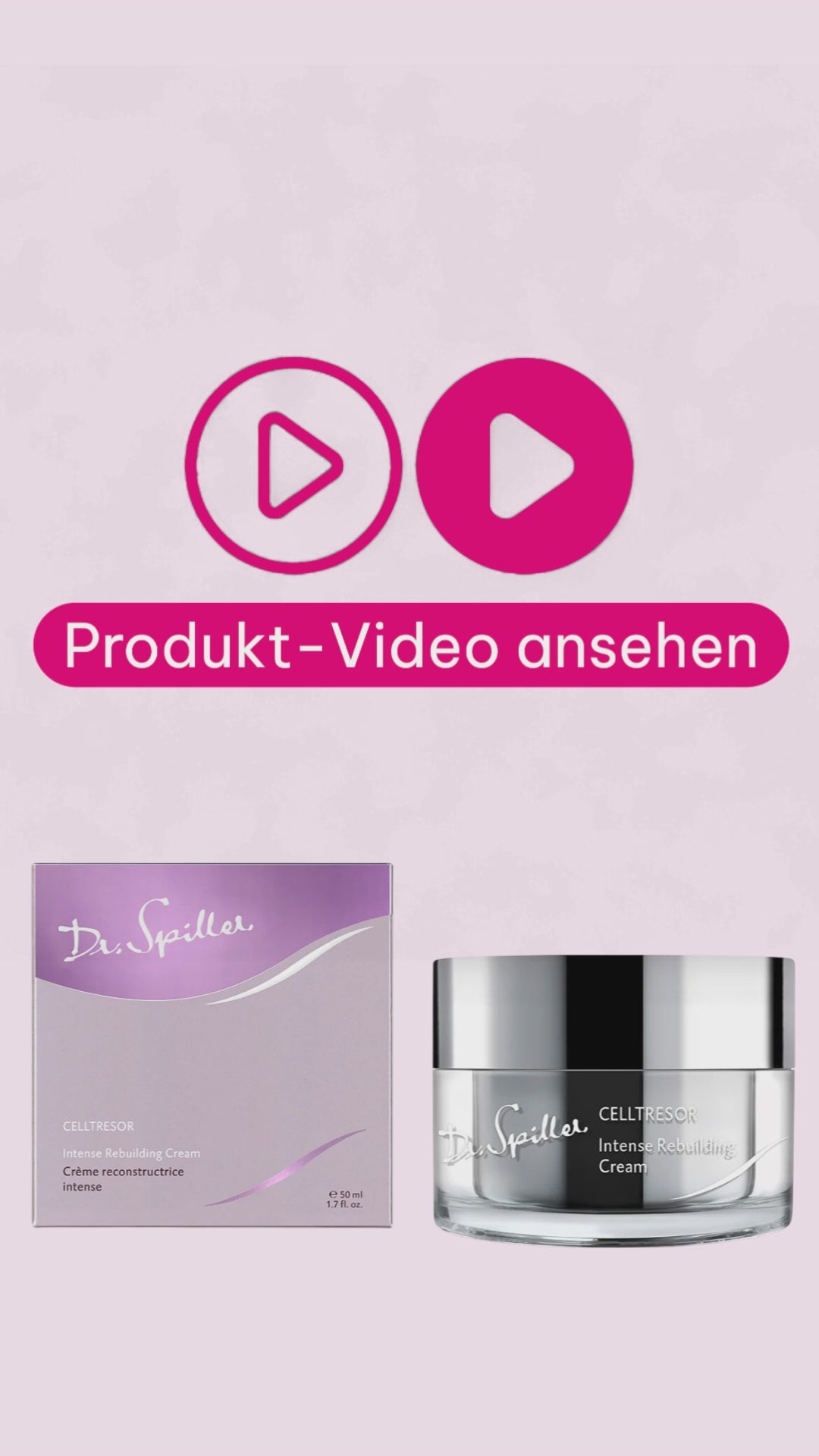 Dr. Spiller CELLTRESOR Intense Rebuilding Cream 50 ml – reichhaltige Anti-Aging-Creme zur Stärkung der Hautstruktur und Glättung von Fältche