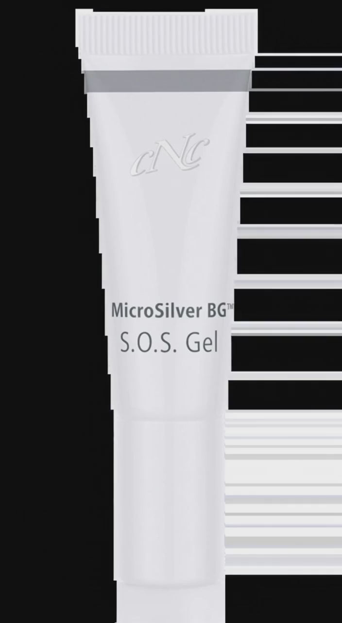 gesungener Werbeclip für die das CNC MIcrosilver SOS Gel, gezeigt in den Social media Kanälen wie TikTok, Facebook und You Tube. EIn Mann und eine Frau singen den Werbesong für das Produkt gegen unreine Haut. KI erstellt 