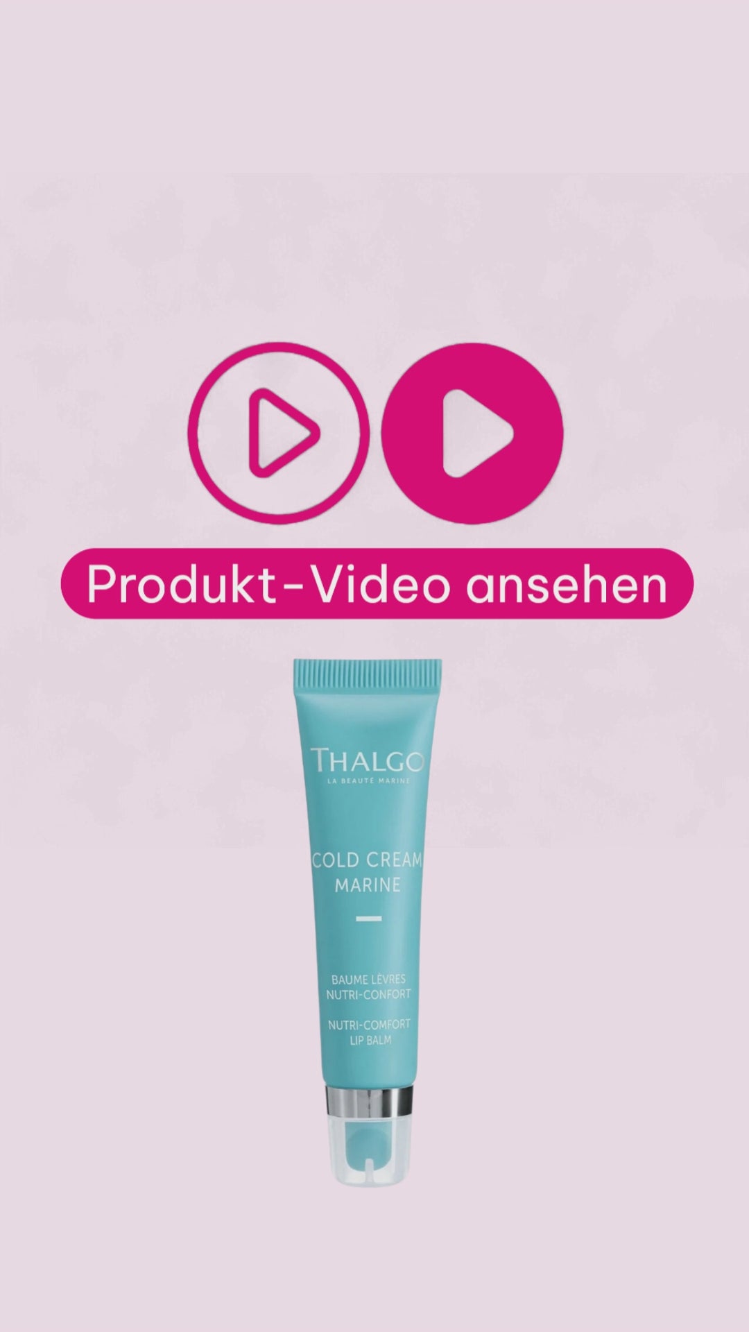 Marco von der Beautymanufactur erklärt den Thalgo Cold Cream Marine 2.0 Nutri-Comfort Lippenbalsam und seine Pflege für trockene, spröde Lippen mit marinen Wirkstoffen.