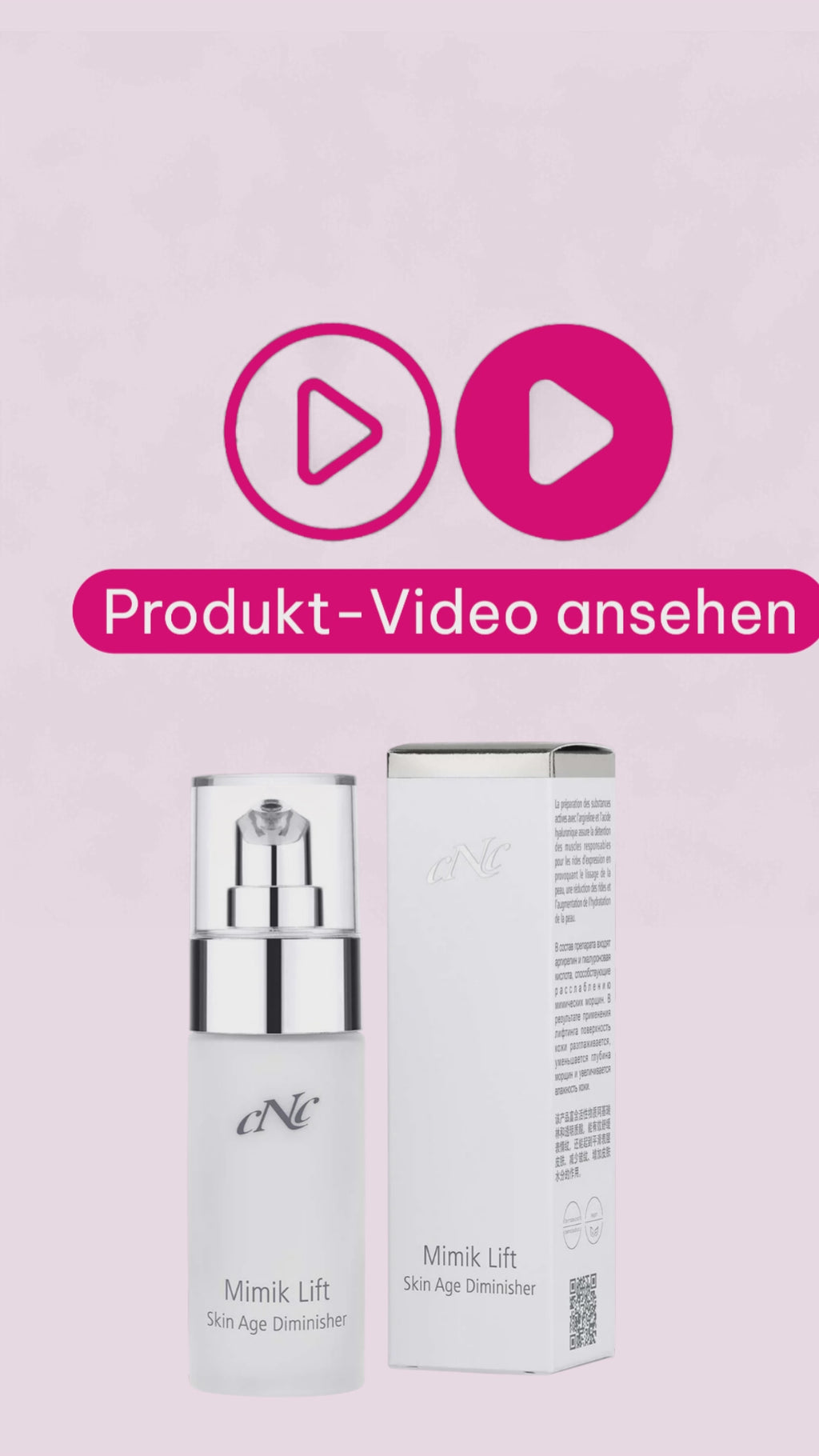 Marco von Beautymanufactur erklärt das CNC aesthetic world Mimik Lift Serum gegen Mimikfalten und zeigt Anwendung sowie Wirkstoffe.