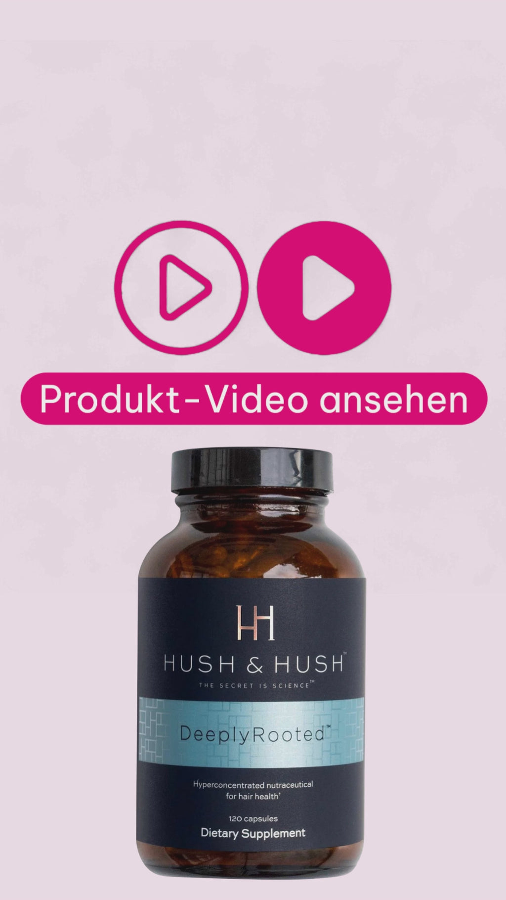 Marco von der Beautymanufactur erklärt Hush & Hush DEEPLYROOTED™, eine Nahrungsergänzung mit Vitaminen, Mineralstoffen, Kollagen und Pflanzenextrakten zur Ergänzung der täglichen Ernährung für Haut, Haare und Wohlbefinden.