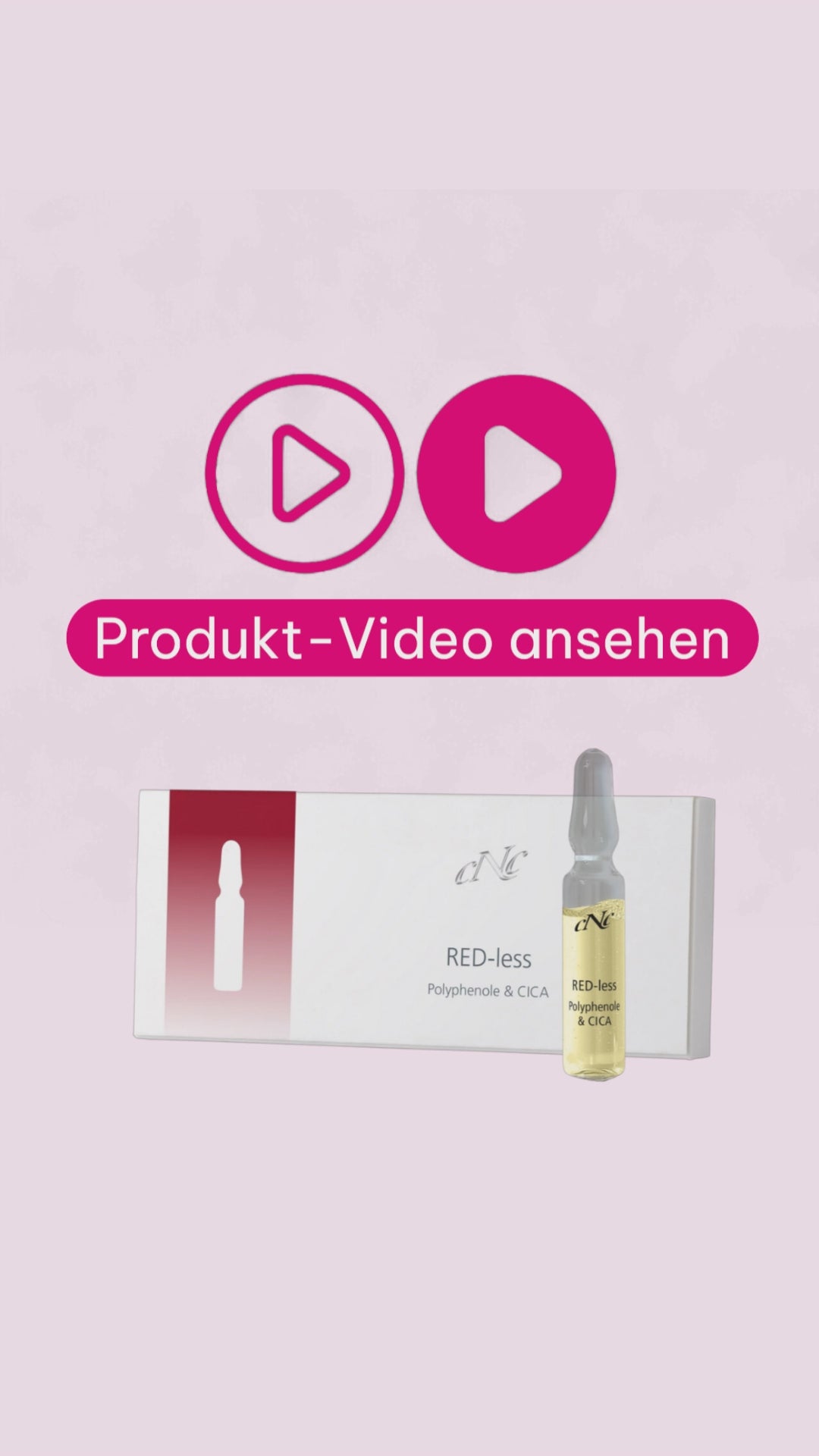 Marco von der Beautymanufactur erlärt CNC RED-less Polyphenole & CICA Ampullen zur Beruhigung empfindlicher, zu Rötungen neigender Haut