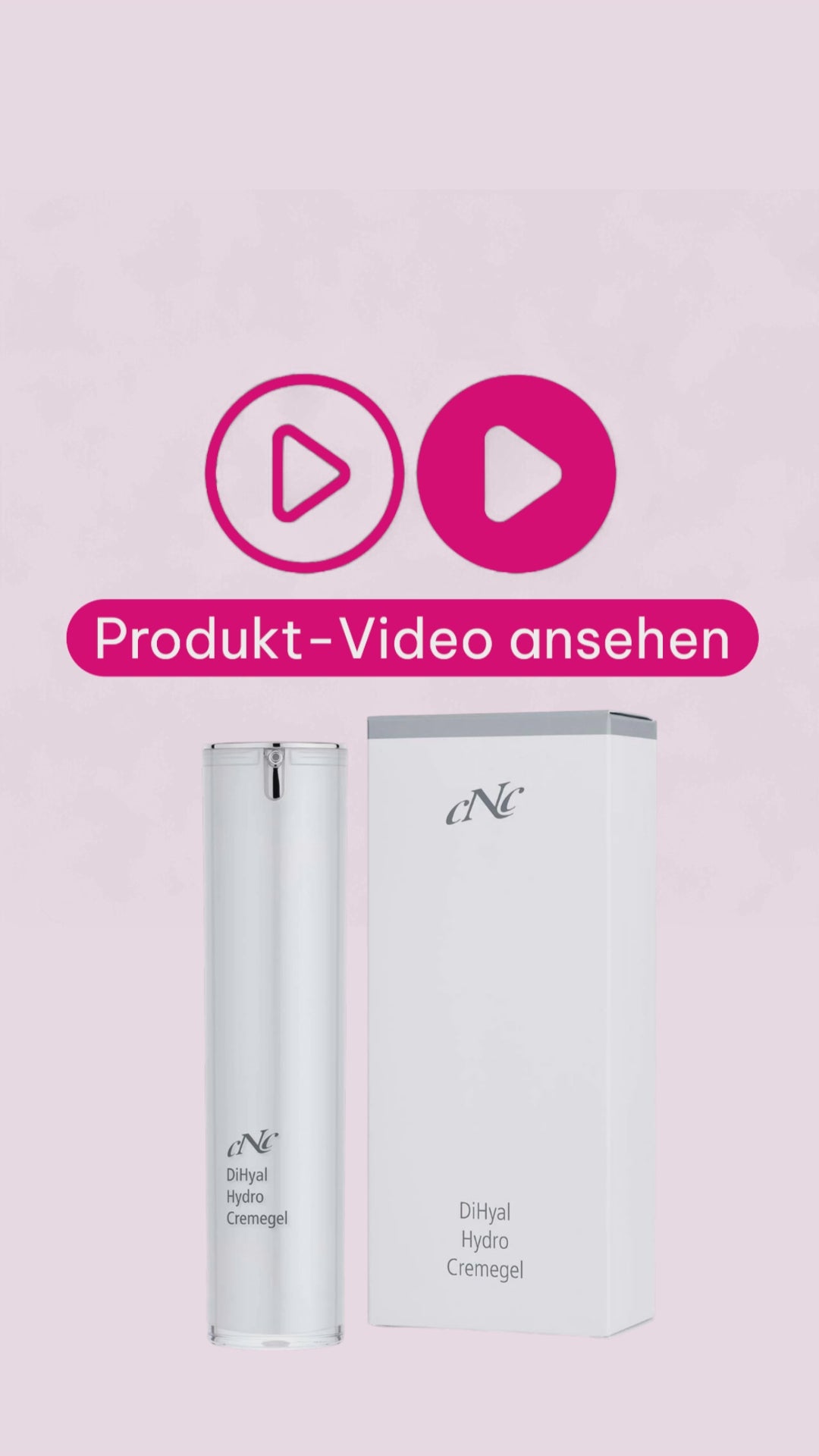 Marco stellt das CNC classic plus DiHyal Hydro Cremegel vor und erklärt die feuchtigkeitsspendende Wirkung für normale bis feuchtigkeitsarme Haut.