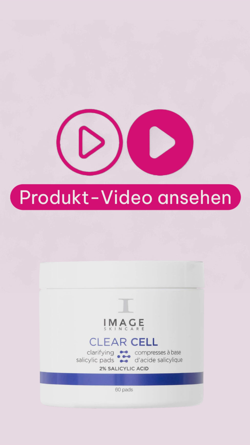 Marco von der Beautymanufactur erklärt die IMAGE CLEAR CELL Clarifying Salicylic Pads von IMAGE Skincare für unreine und ölige Haut.
