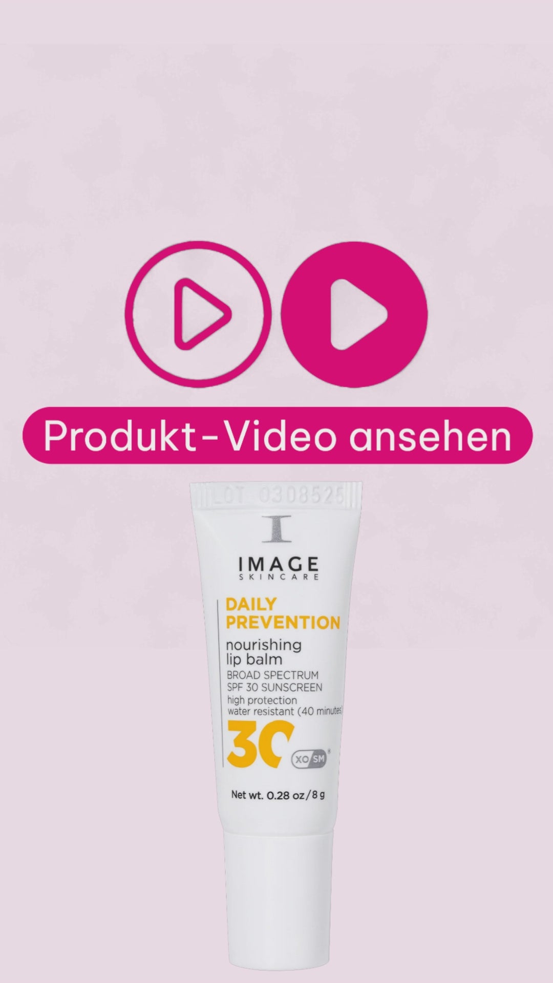 Marco erklärt den IMAGE Skincare DAILY PREVENTION Nourishing Lip Balm SPF 30 für trockene, empfindliche und sonnengestresste Lippen sowie den Schutz vor UV-bedingter Hautalterung.