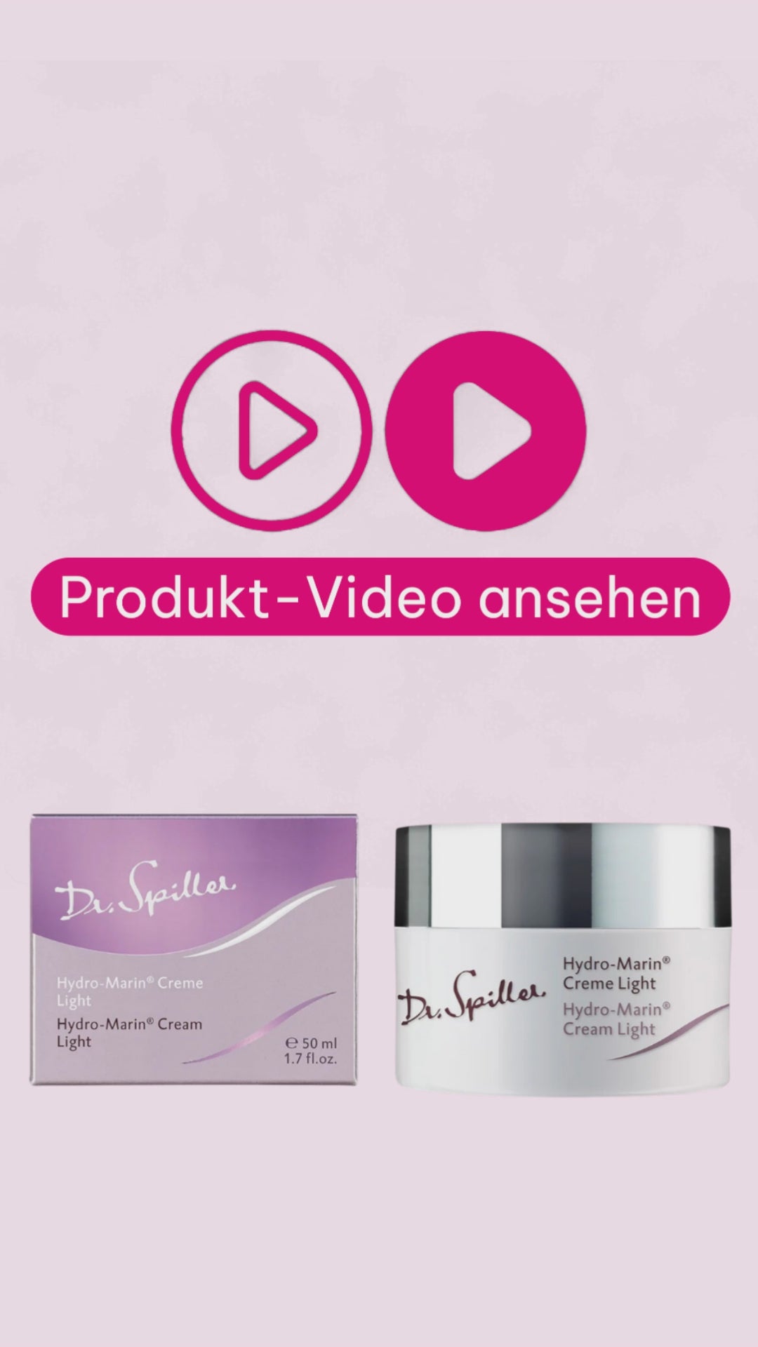 Marco von der Beautymanufactur erklärt Hydro-Marin Creme Light als leichte Feuchtigkeitspflege mit Meeresalge, Meersalz-Konzentrat, Hyaluronsäure und Squalan.