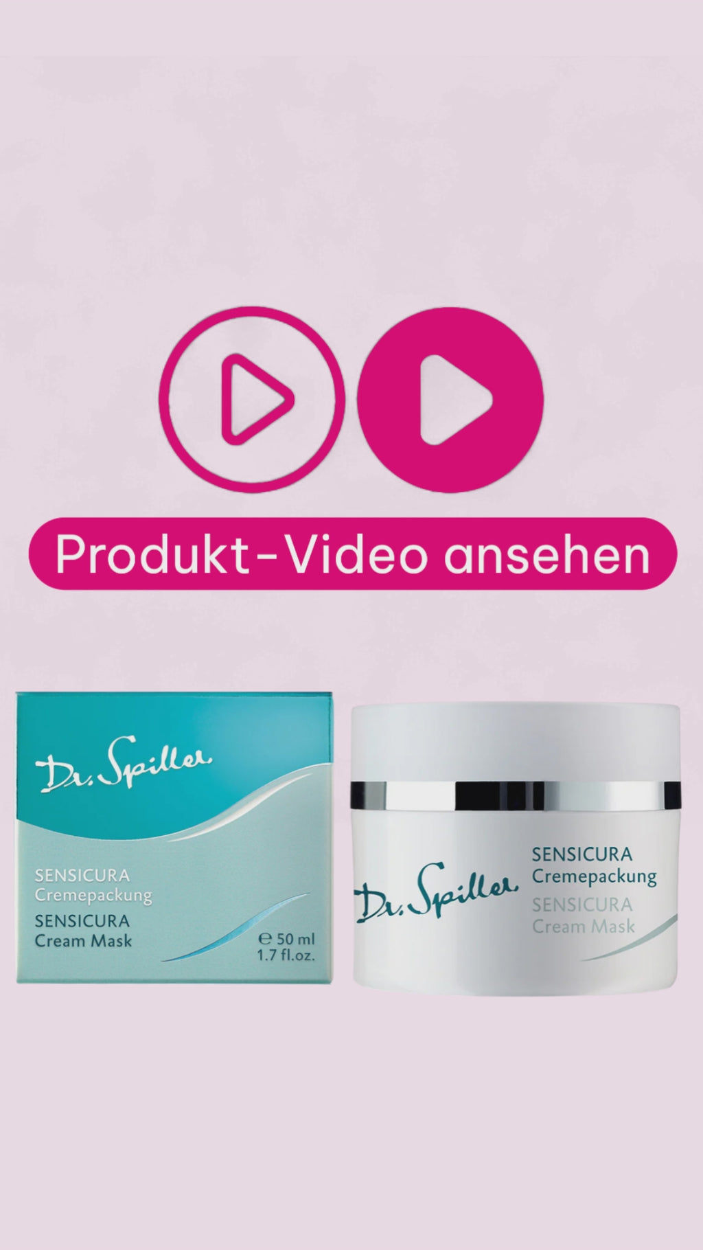 Marco von der Beautymanufactur erklärt die Dr. Spiller SENSICURA Cremepackung für hypersensible und empfindliche Haut.