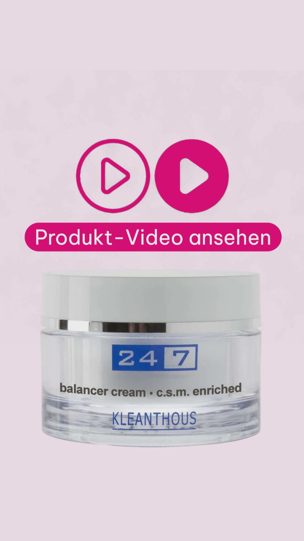Marco von der Beautymanufactur erklärt die KLEANTHOUS 24/7 balancer cream für unreine, empfindliche und zu Rötungen neigende Erwachsenenhaut sowie das dahinterstehende Wirkstoffkonzept.