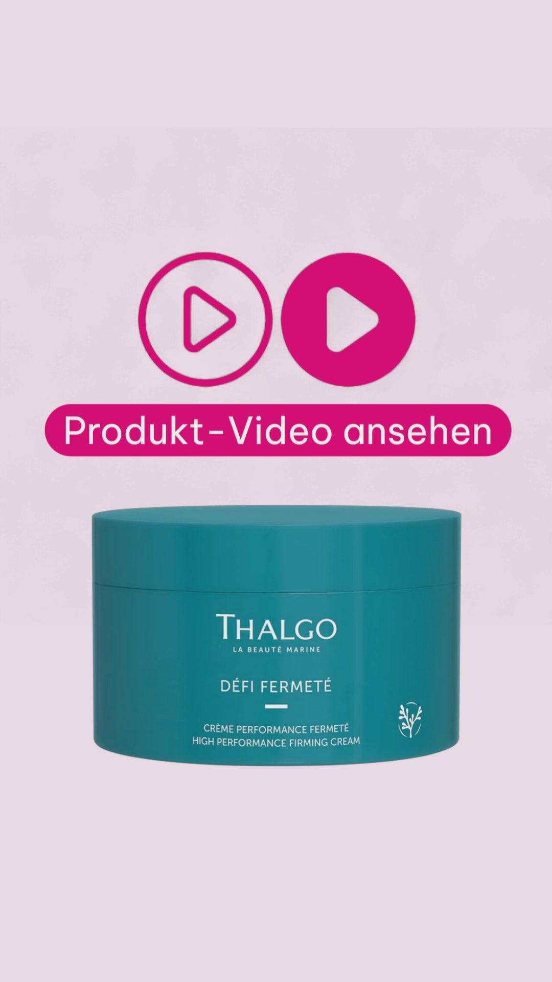 Marco von der Beautymanufactur erklärt die Thalgo Défi Fermeté Intensive Straffungscreme und ihr marines Wirkstoffkonzept zur Unterstützung der Hautfestigkeit und einer definierter wirkenden Silhouette.