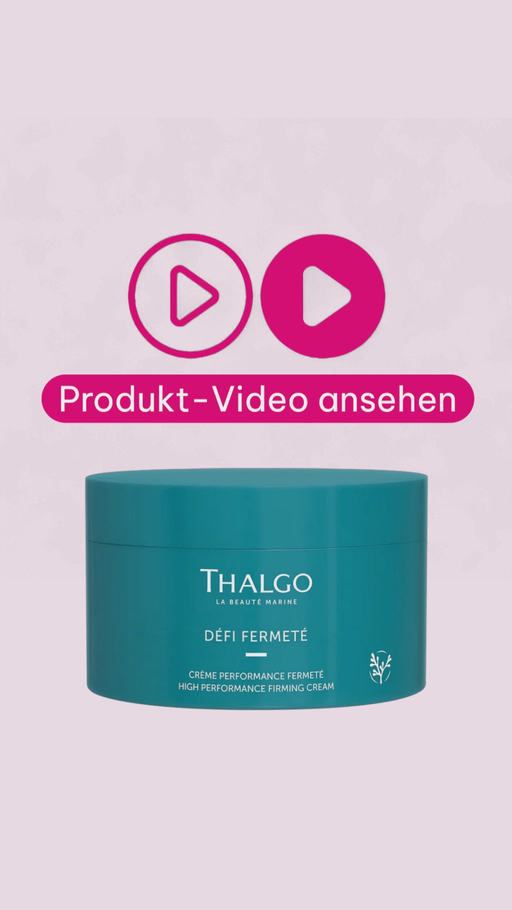 Marco von der Beautymanufactur erklärt die Thalgo Défi Fermeté Intensive Straffungscreme und ihr marines Wirkstoffkonzept zur Unterstützung der Hautfestigkeit und einer definierter wirkenden Silhouette.