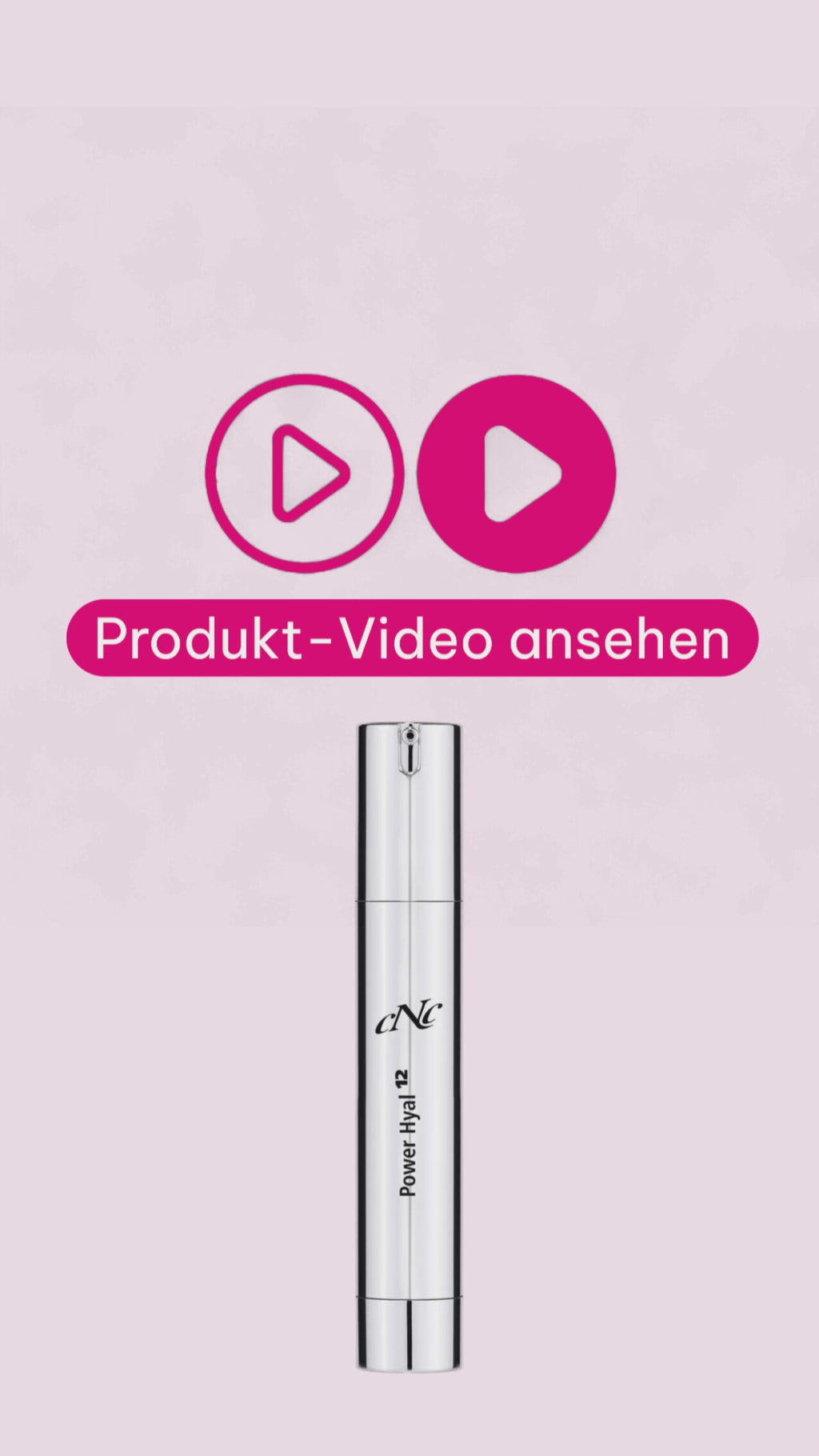 Marco von der Beautymanufactur erklärt das CNC aesthetic world Power Hyal 12 Hyaluron-Serum und seine feuchtigkeitsspendende Wirkung für glattere, prallere Haut.