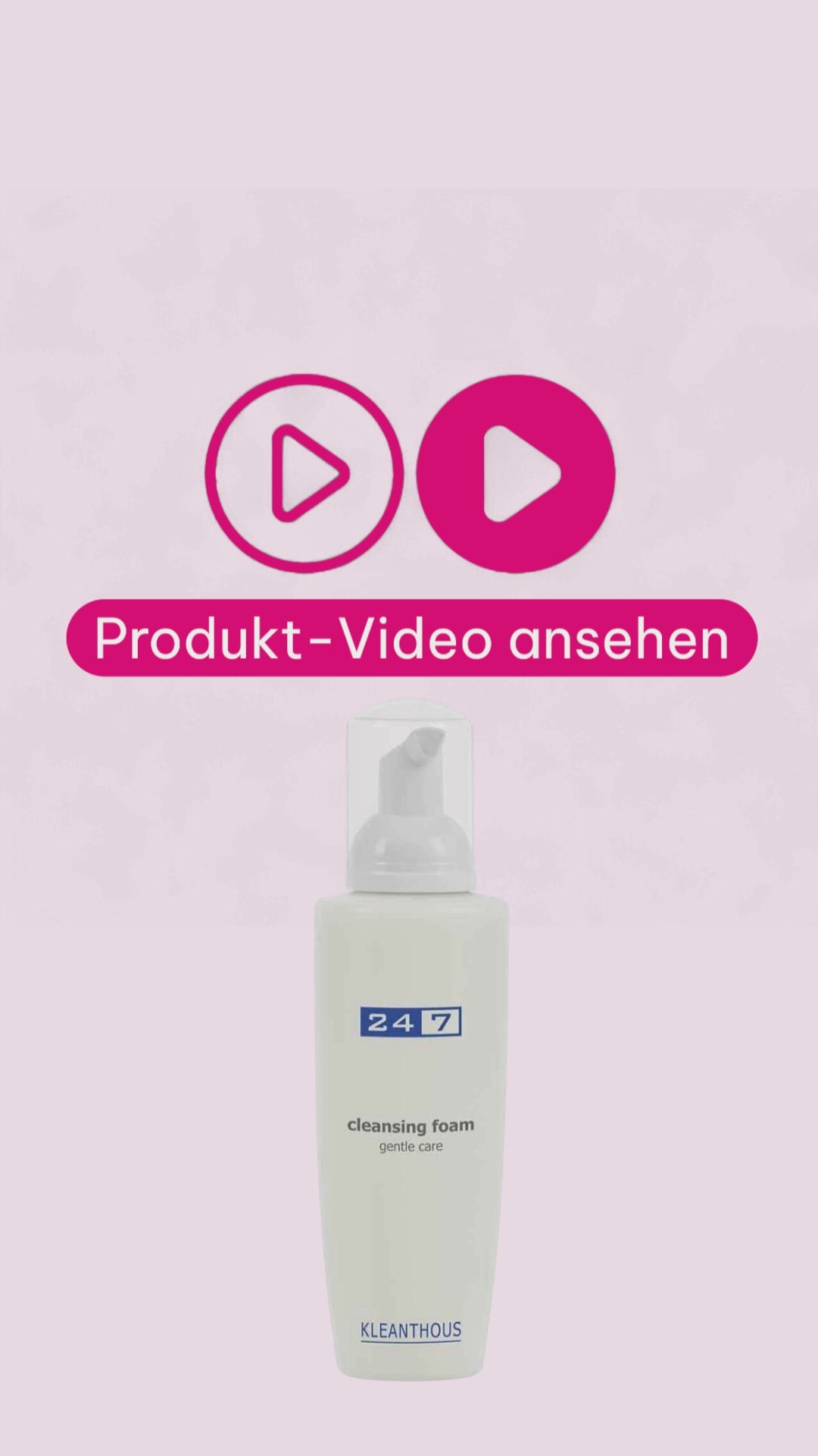 Marco von der Beautymanufactur erklärt, wie der KLEANTHOUS 24/7 Cleansing Foam die Haut sanft, porentief reinigt und gleichzeitig die Hautbarriere sowie den Feuchtigkeitshaushalt unterstützt.