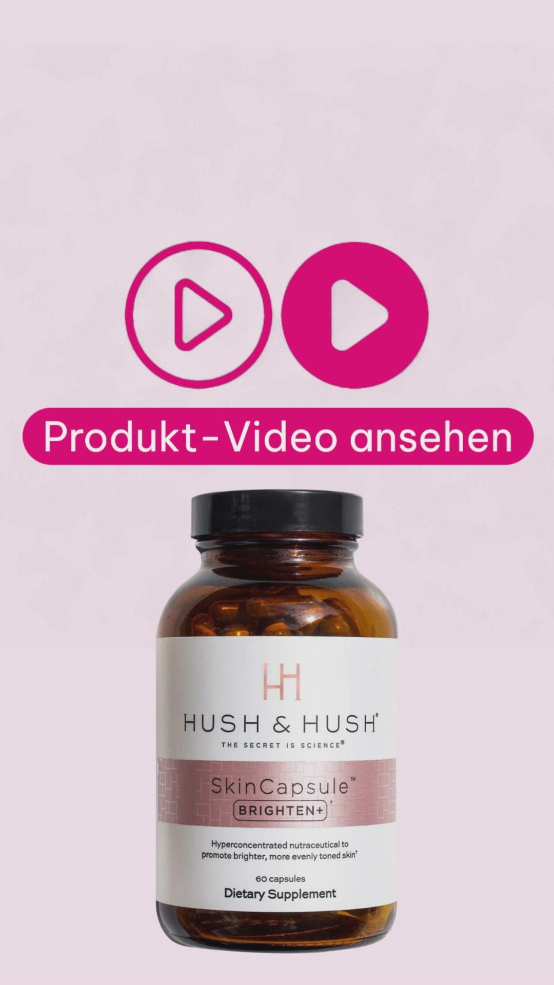Marco von der Beautymanufactur erklärt Hush & Hush SKINCAPSULE™ BRIGHTEN+ von IMAGE Skincare. Das Nahrungsergänzungsmittel enthält Vitamin C, Zink sowie ausgewählte Pflanzenextrakte wie Granatapfel, Amla und grünen Tee und ergänzt die tägliche Ernährung für ein gepflegtes und vitales Hautbild.