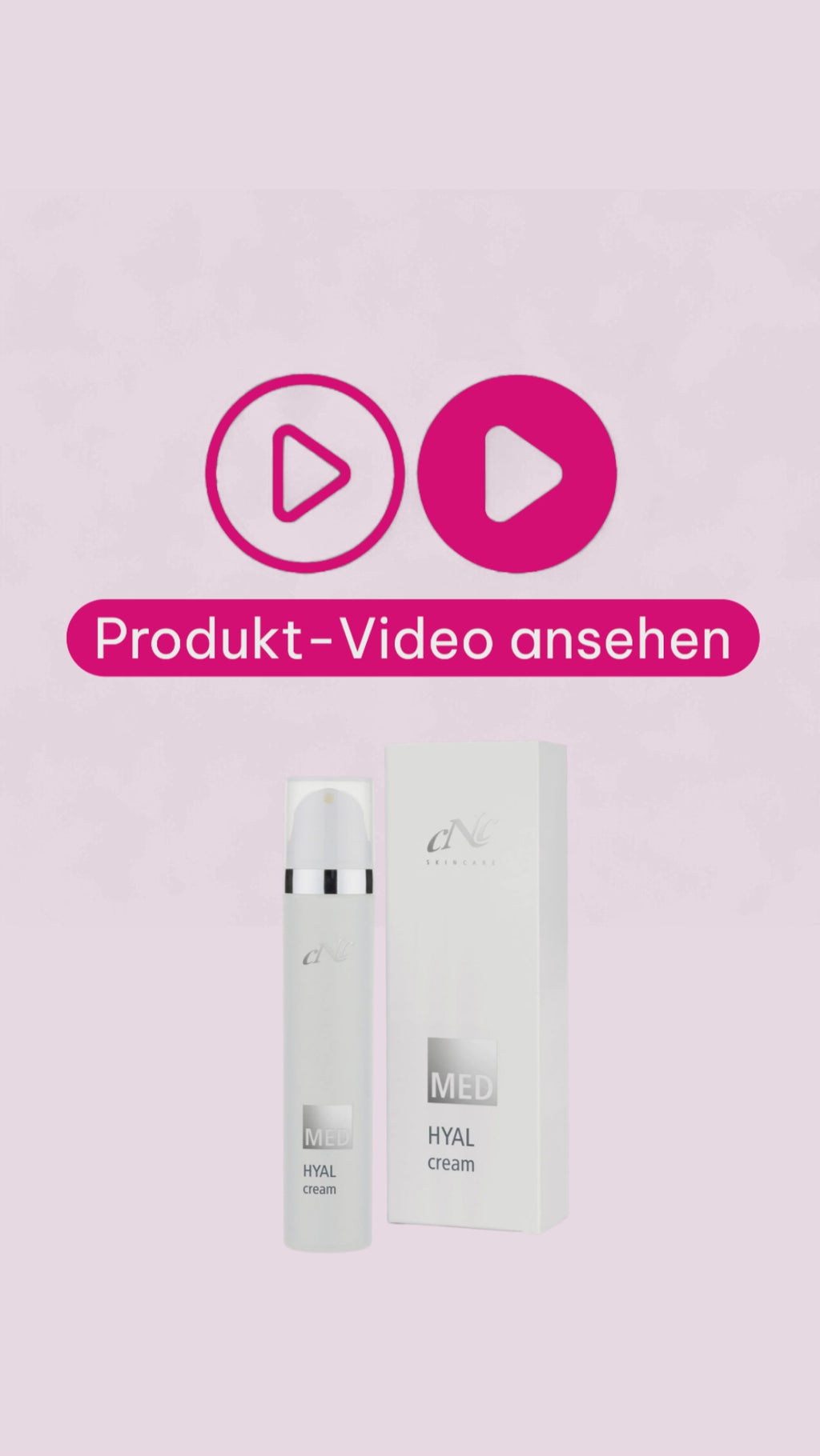 Marco von Beautymanufactur erklärt die CNC MED Hyal Cream – eine beruhigende Feuchtigkeitspflege für empfindliche und gestresste Haut mit Hyaluronsäure, Centella Asiatica und Panthenol.